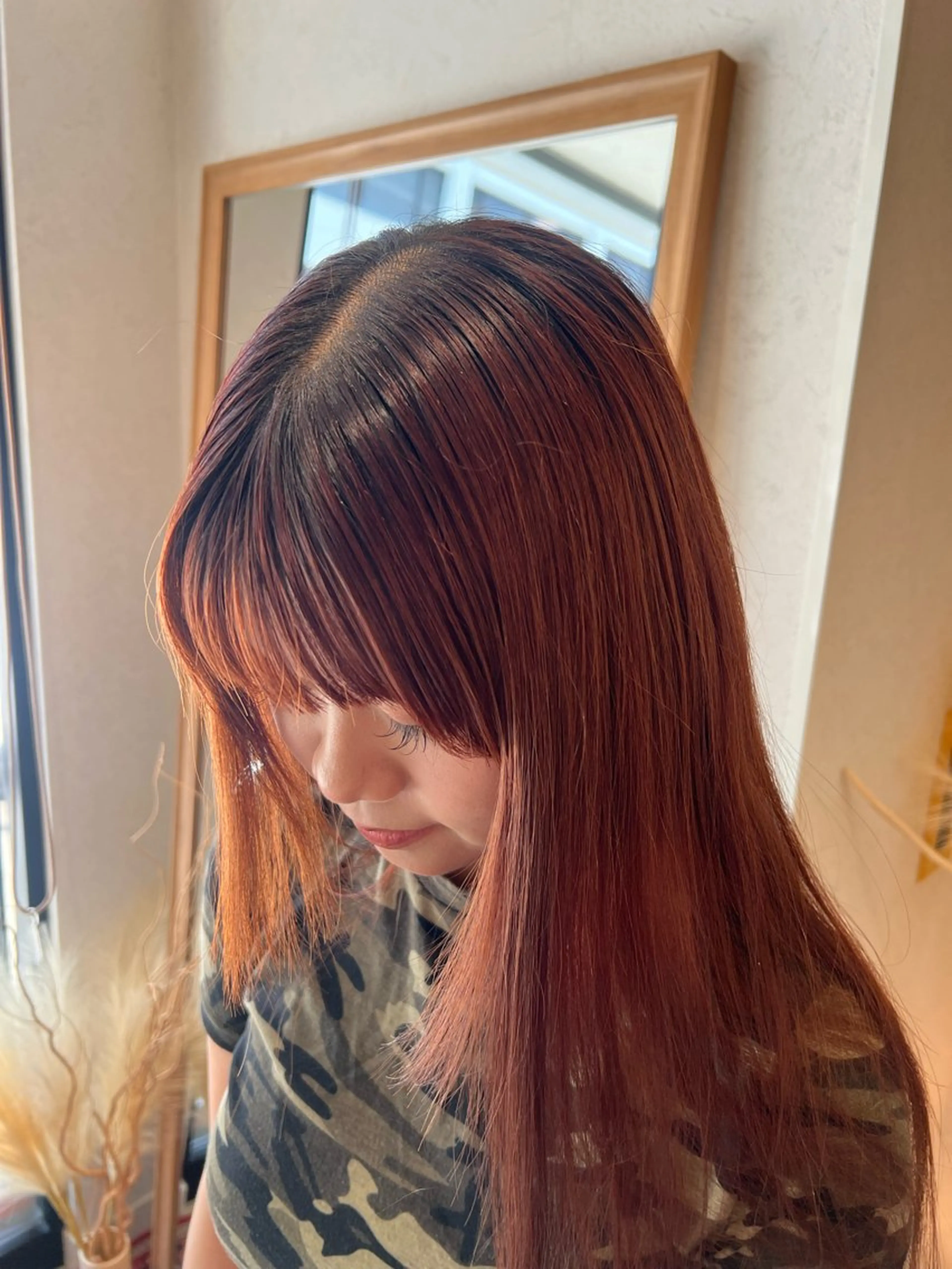 セミロング 🌼カット/ 艶カラー/ナナミ🌼のヘアスタイル