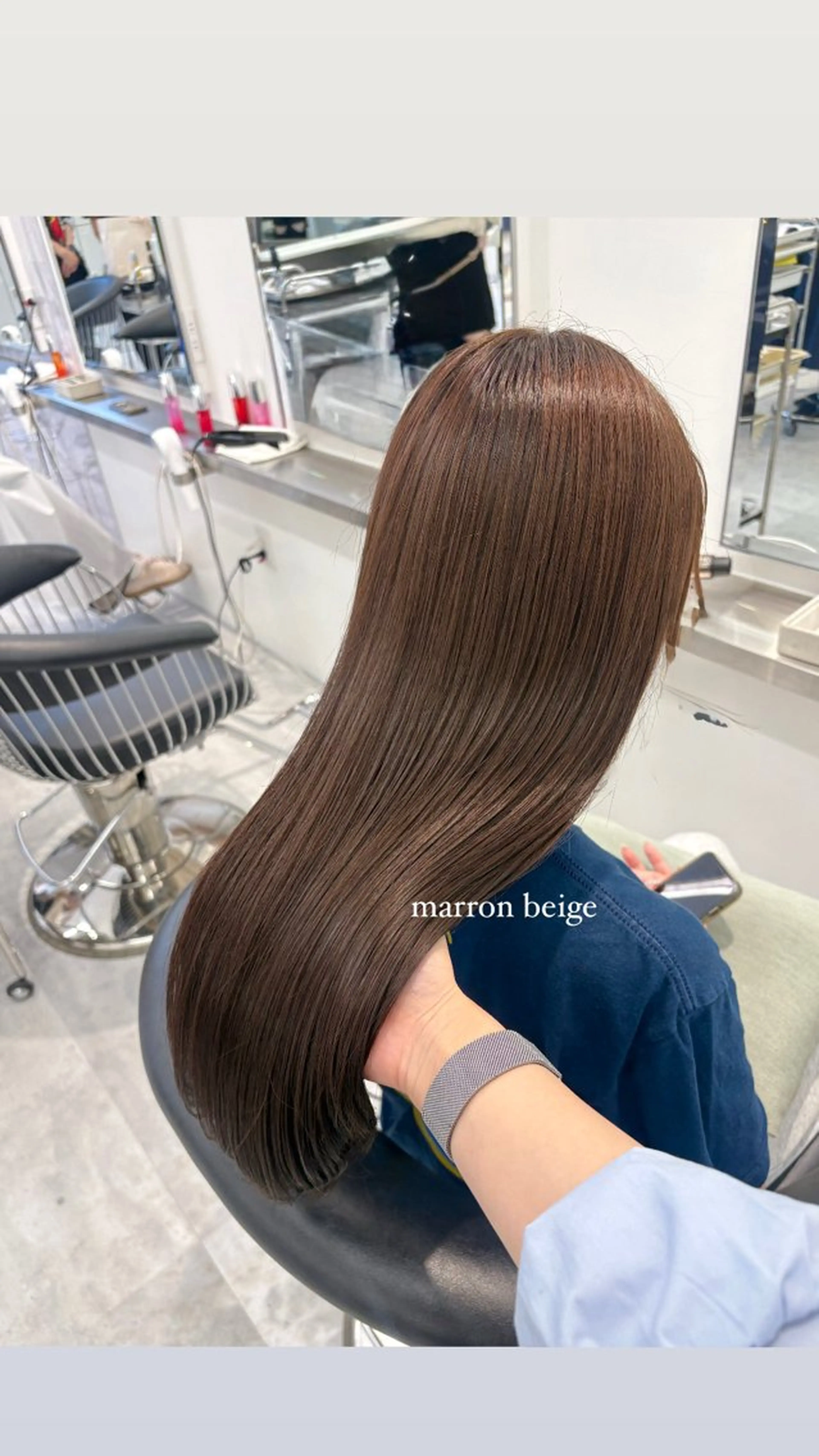 ロング カット ヘアカラー Parve Mix/ 平 奈果🎀のヘアスタイル