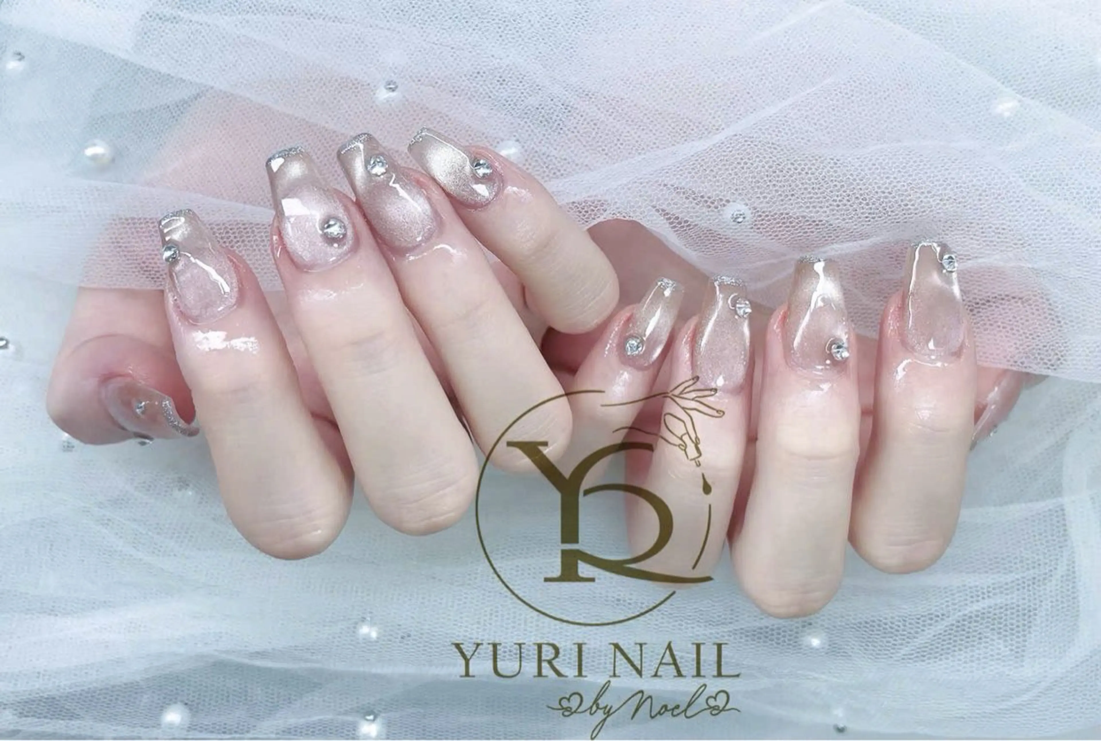 ネイル チークネイル フットネイル 韓国ネイル ニュアンスネイル オフィスネイル ハンドネイル フットネイル ハンドケア YURI Nail Narita所属・YURI Nail NARITAのネイルデザイン