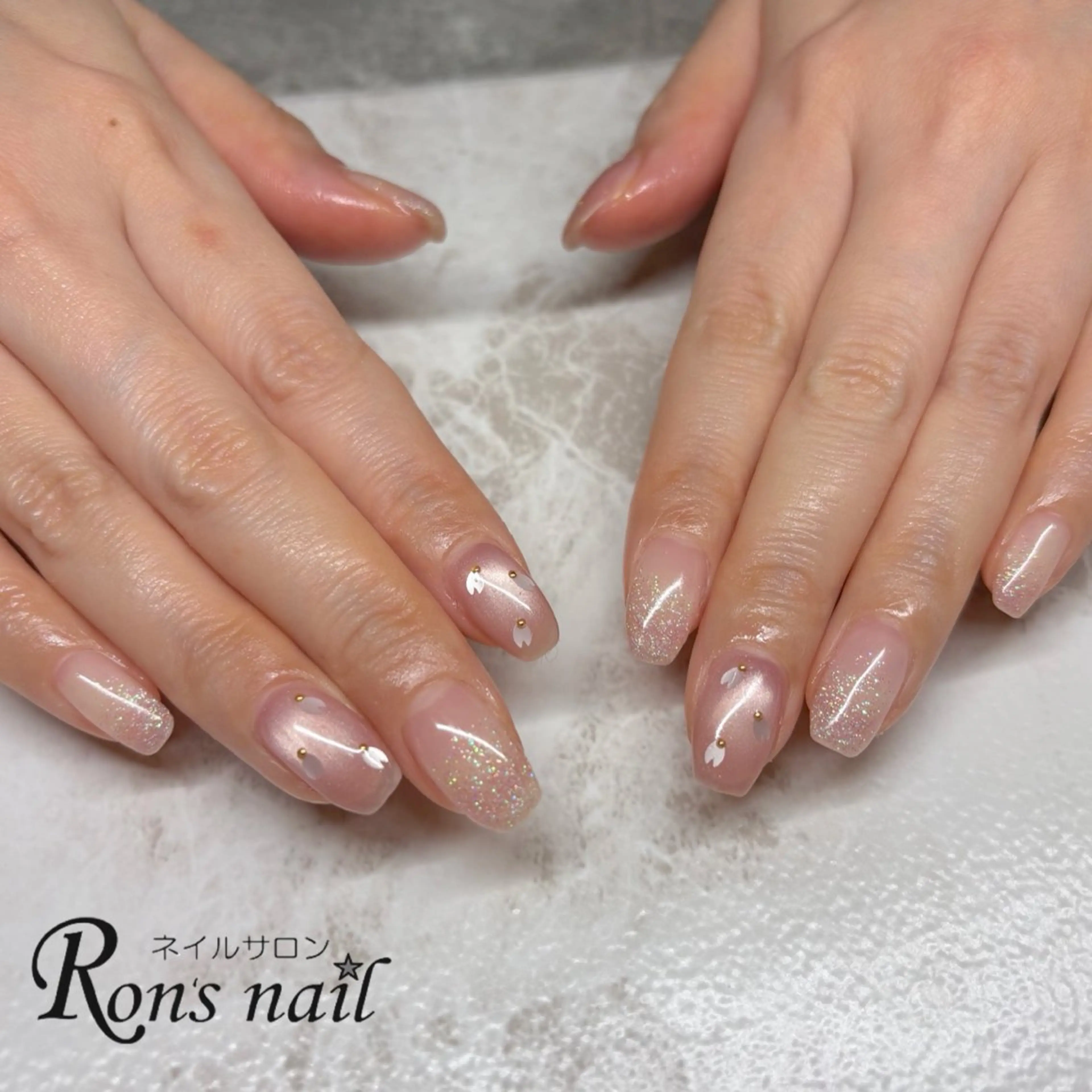 ネイル Ron's nail 笹岡のネイルデザイン