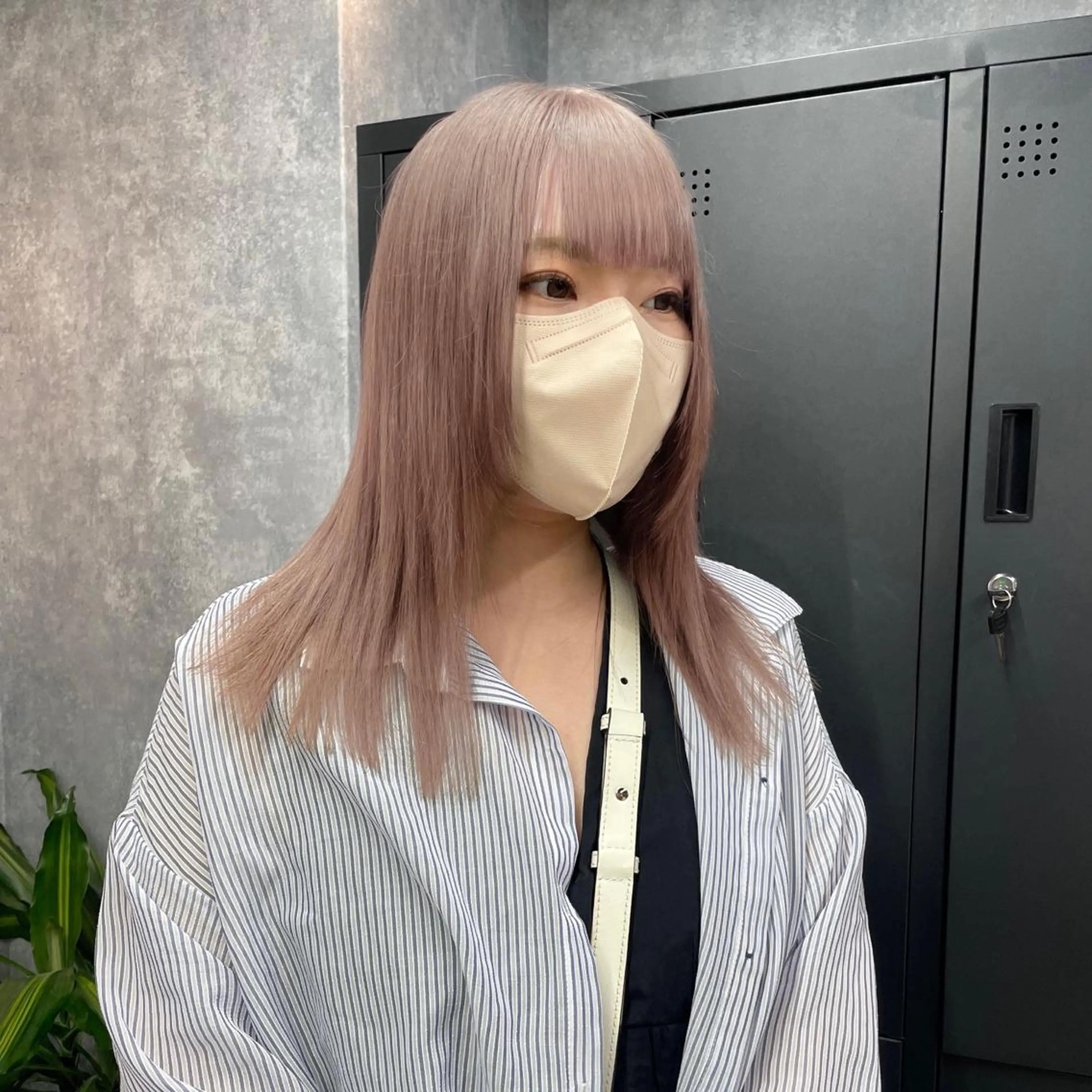 ミディアム カラー 宮城 ほのかのヘアスタイル