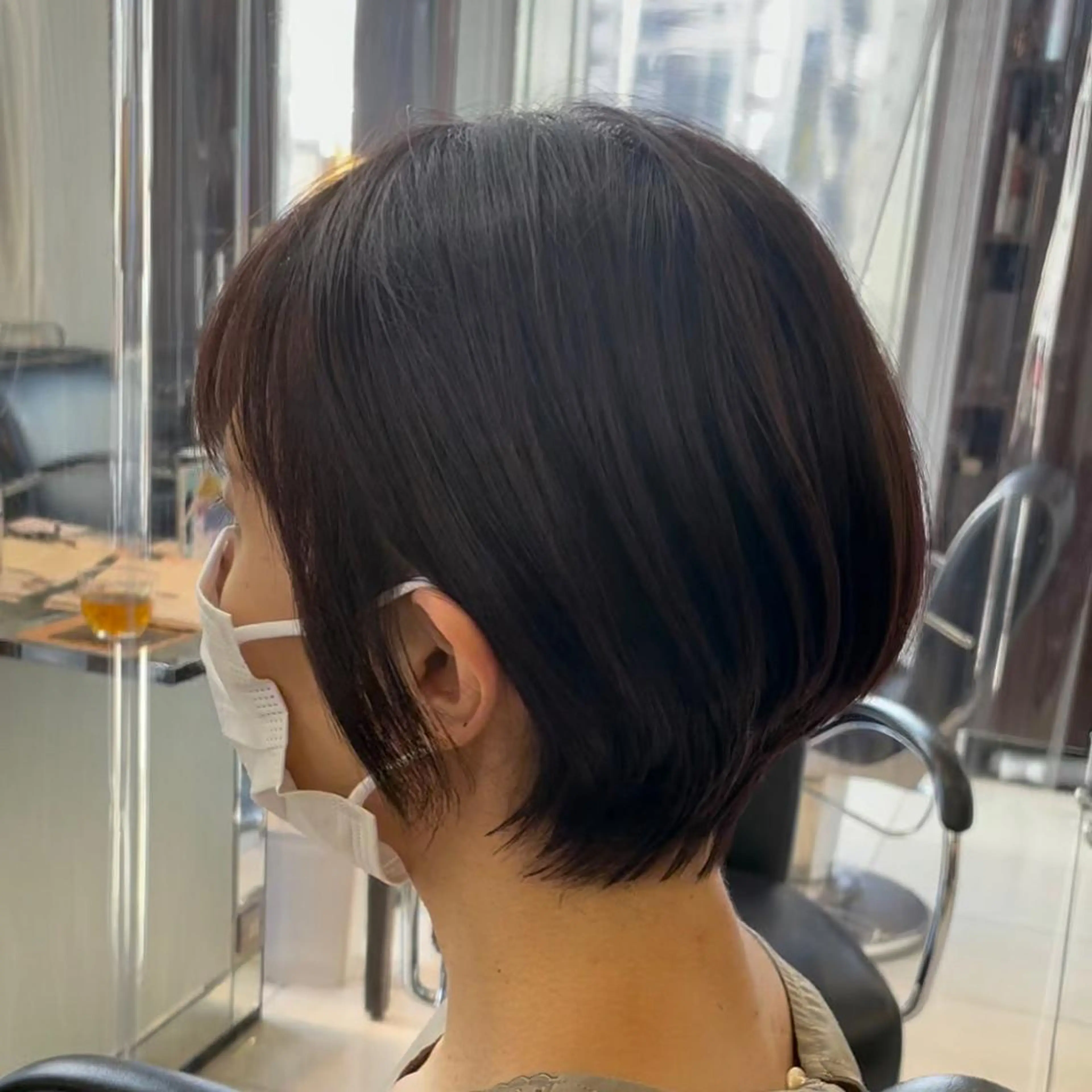 ショート ショートヘア ミナミ マキコのヘアスタイル