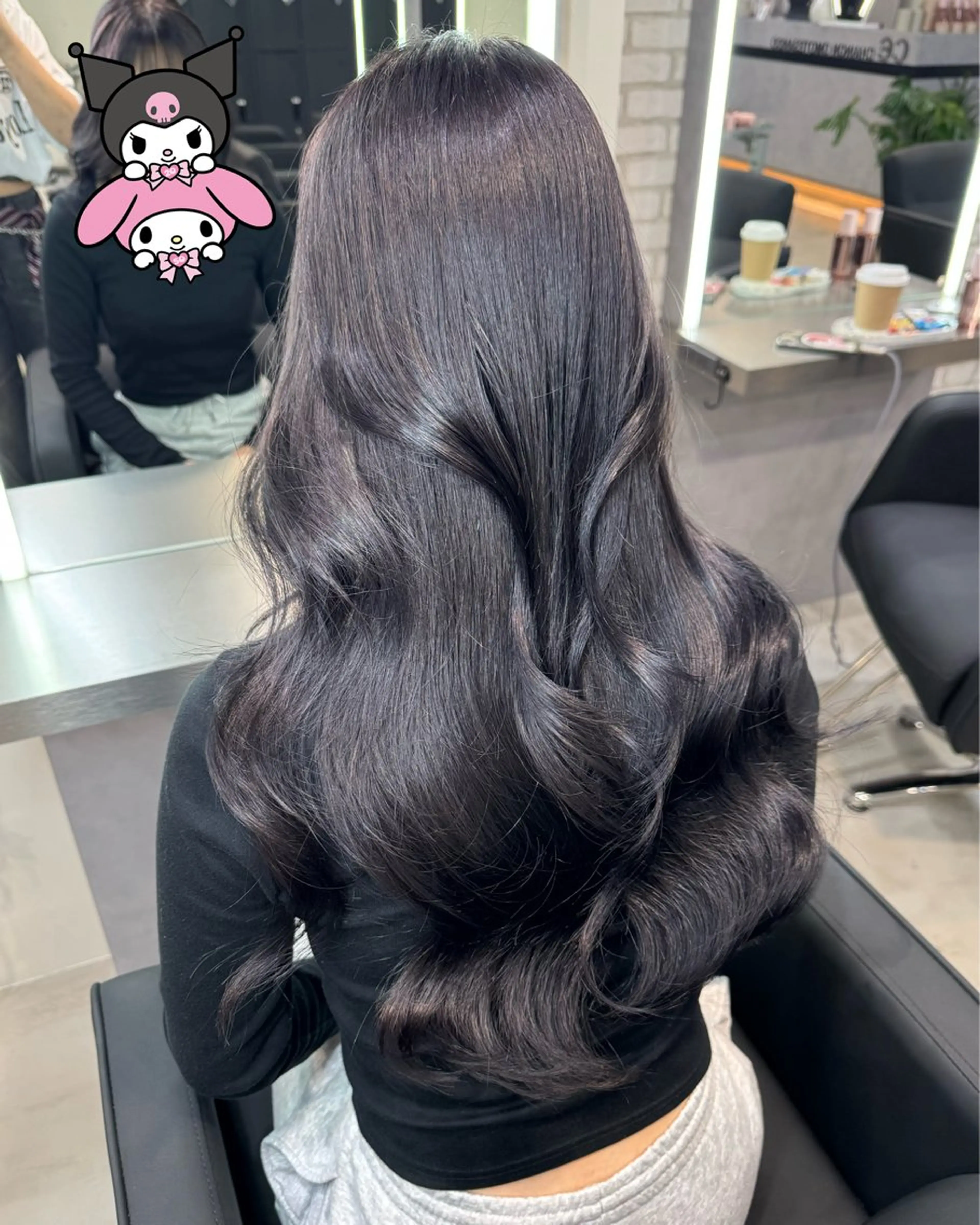 ロング カラー 艶カラー♡クール トレンドヘア♡アユミのヘアスタイル