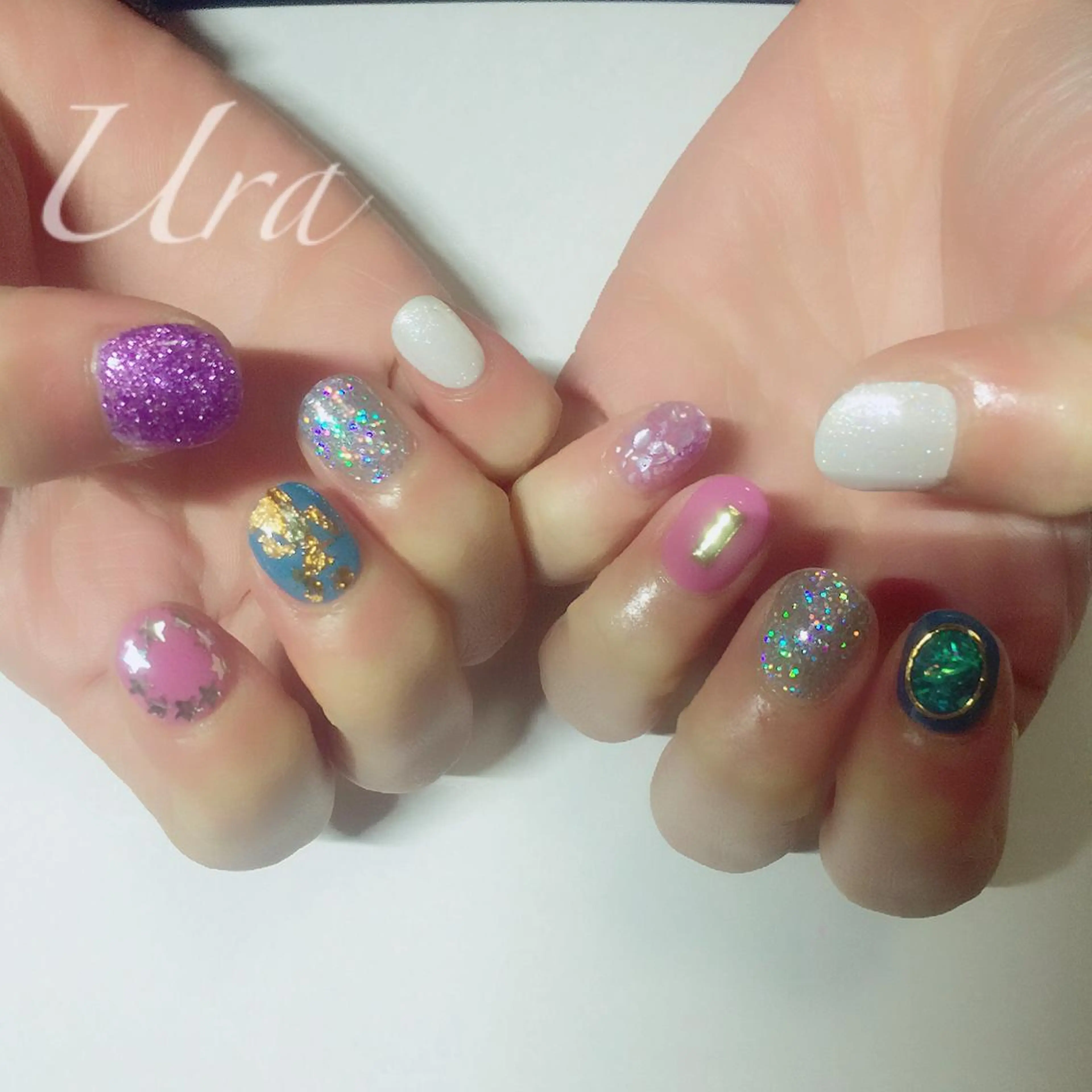 ネイル キラキラネイル UrakoNail 《nail》のネイルデザイン