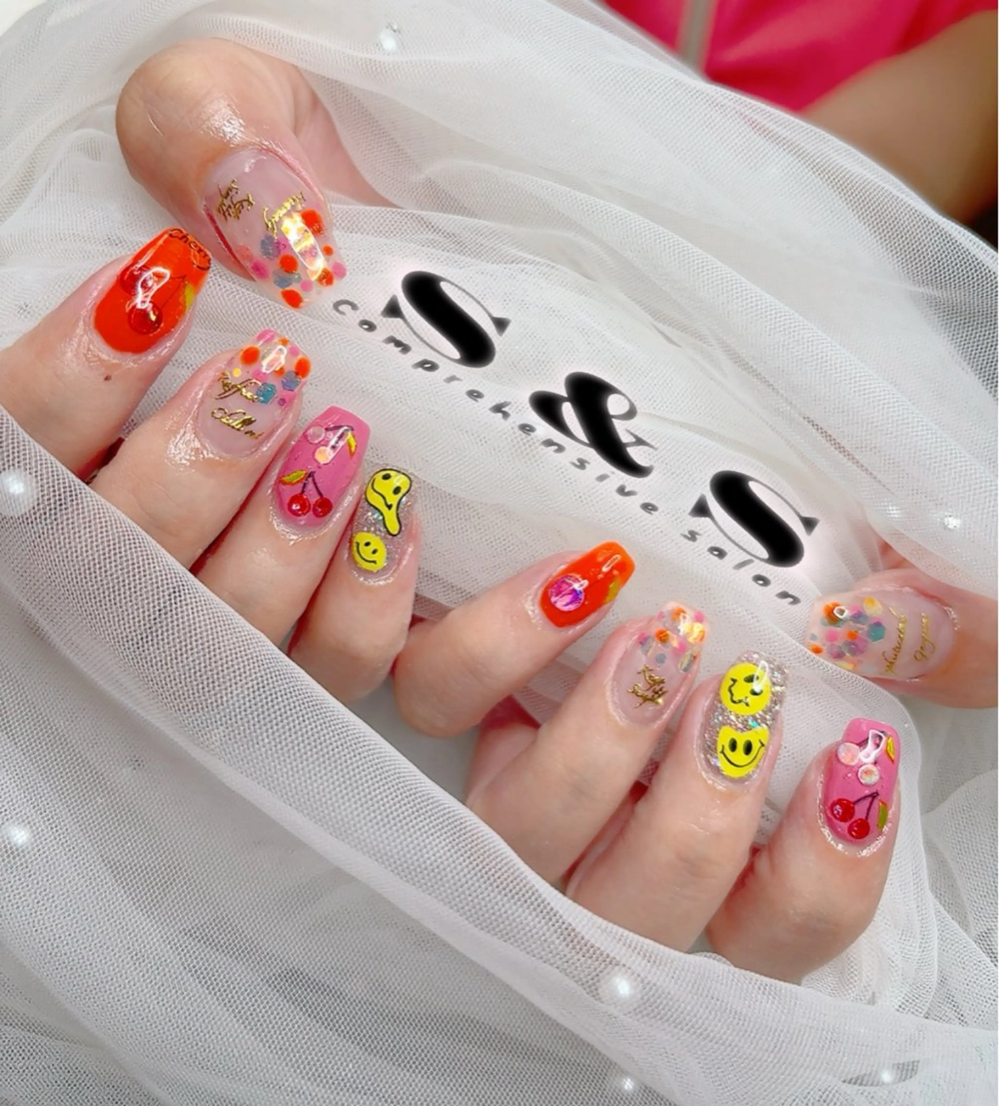 ネイル 長さ出し メンズネイル 持ち込み 夏ネイル ワンホンネイル S&S 村田小百合のネイルデザイン