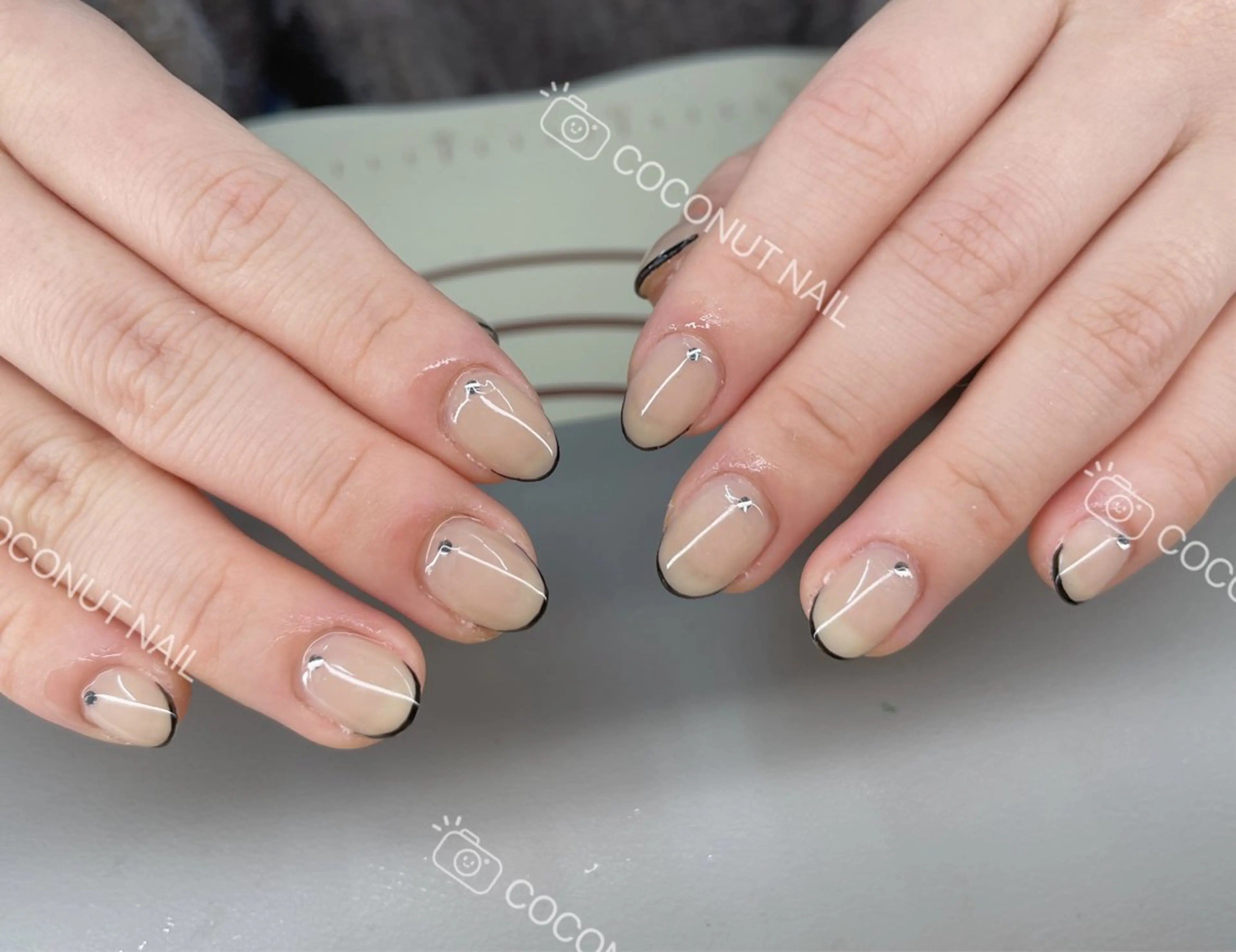 ネイル ハンドネイル 神田 ココナッツのネイルデザイン