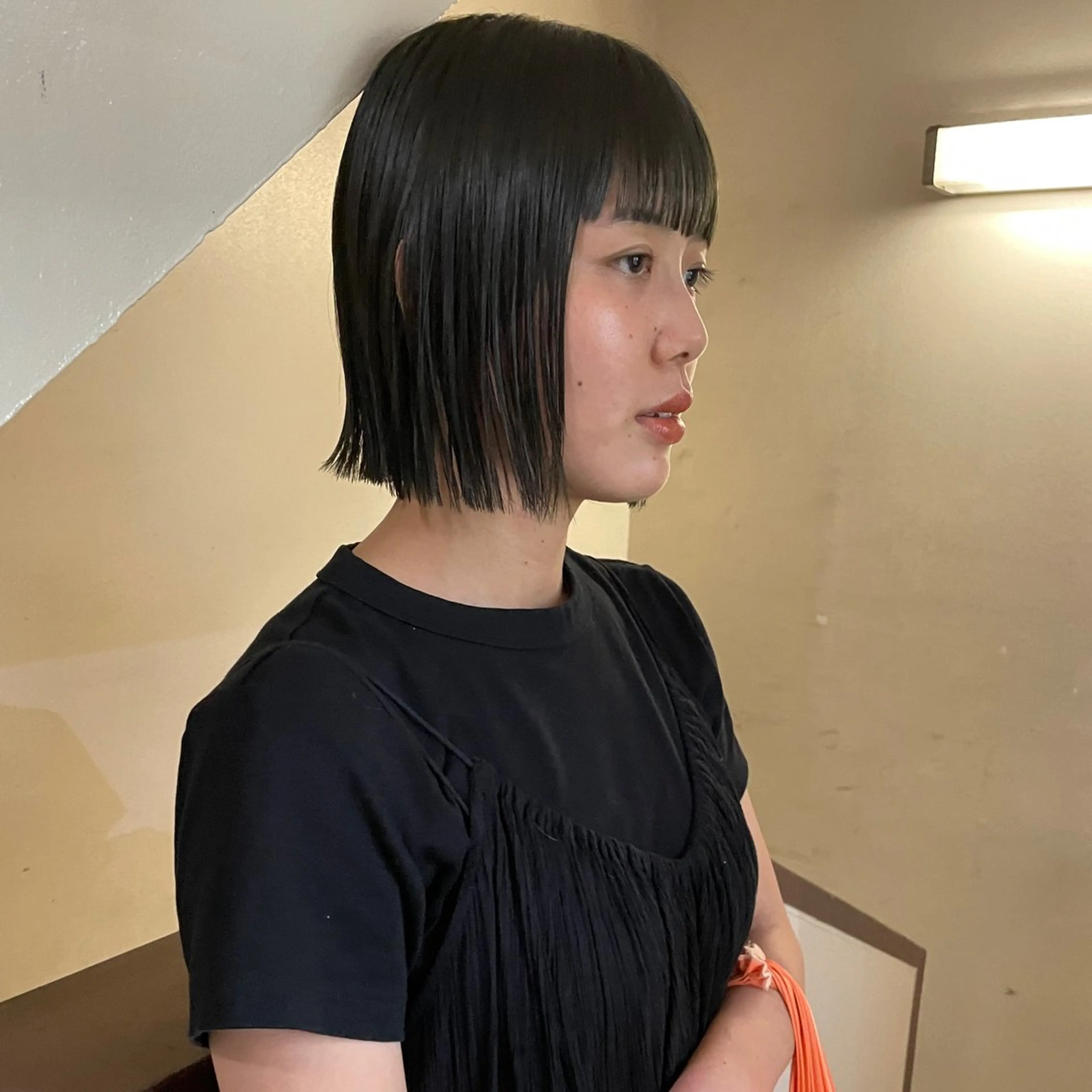 ショート カラー ブリーチ ブリーチなしカラー 縮毛矯正 カット ヘアカラー トリートメント 野村矩樂/パーマ /縮毛矯正のヘアスタイル