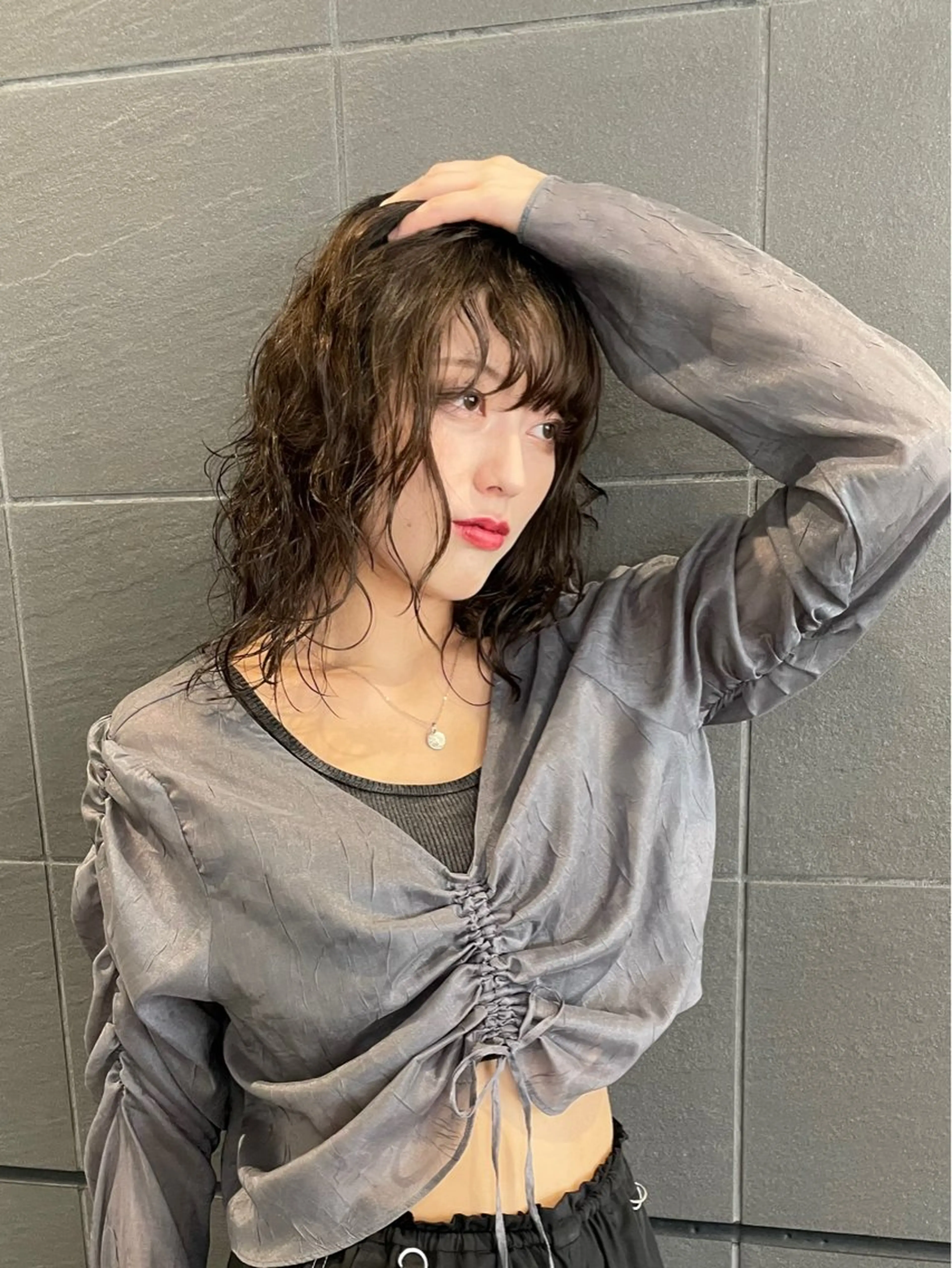 【夕方17:00以降メニュー】カット＋レディースパーマ【10.20.30代限定メニュー】の写真