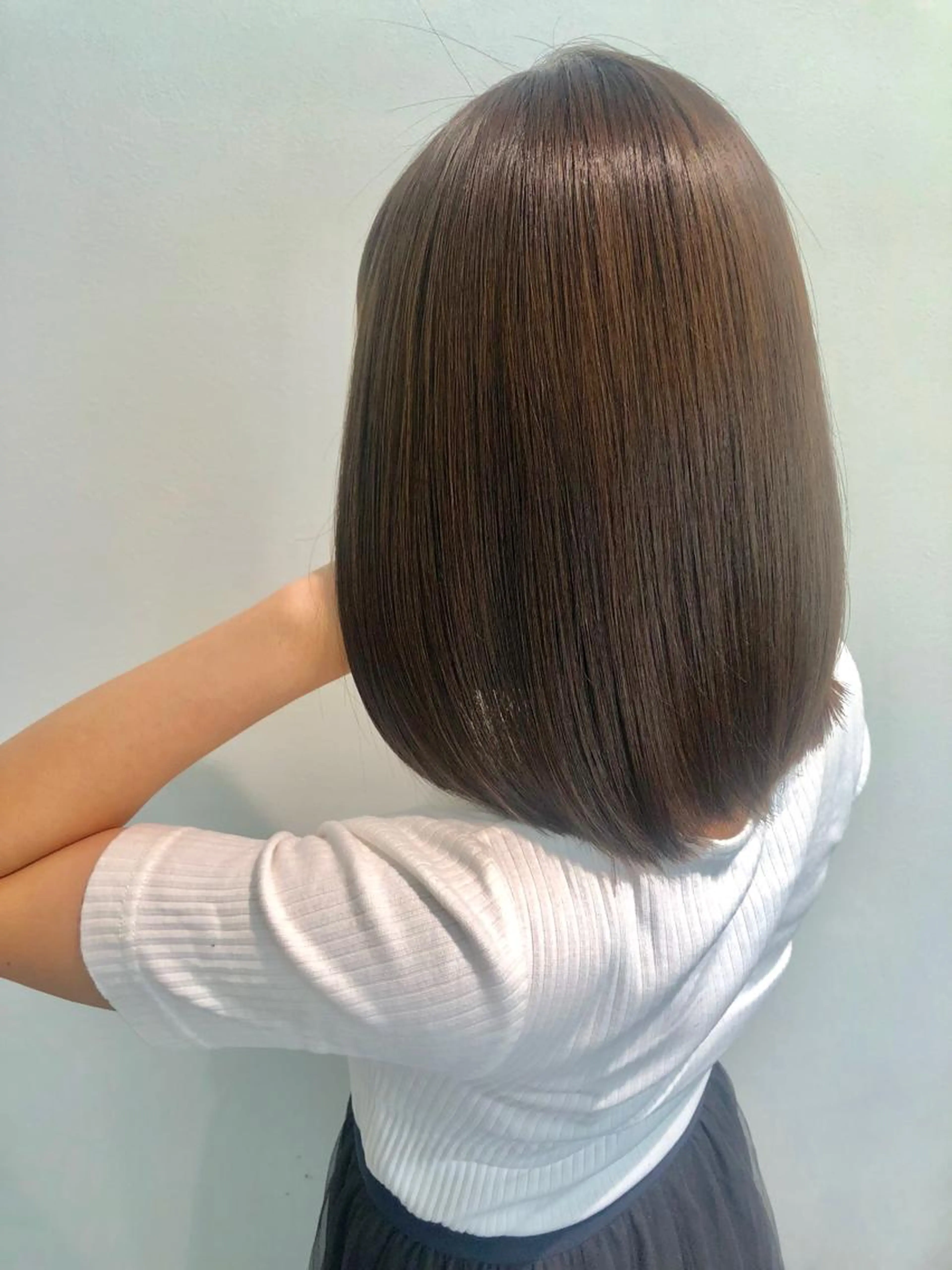 【白髪染めエイジングケア💆♀️♡】N.カラー+カット+トリートメント+ヘッドスパの写真