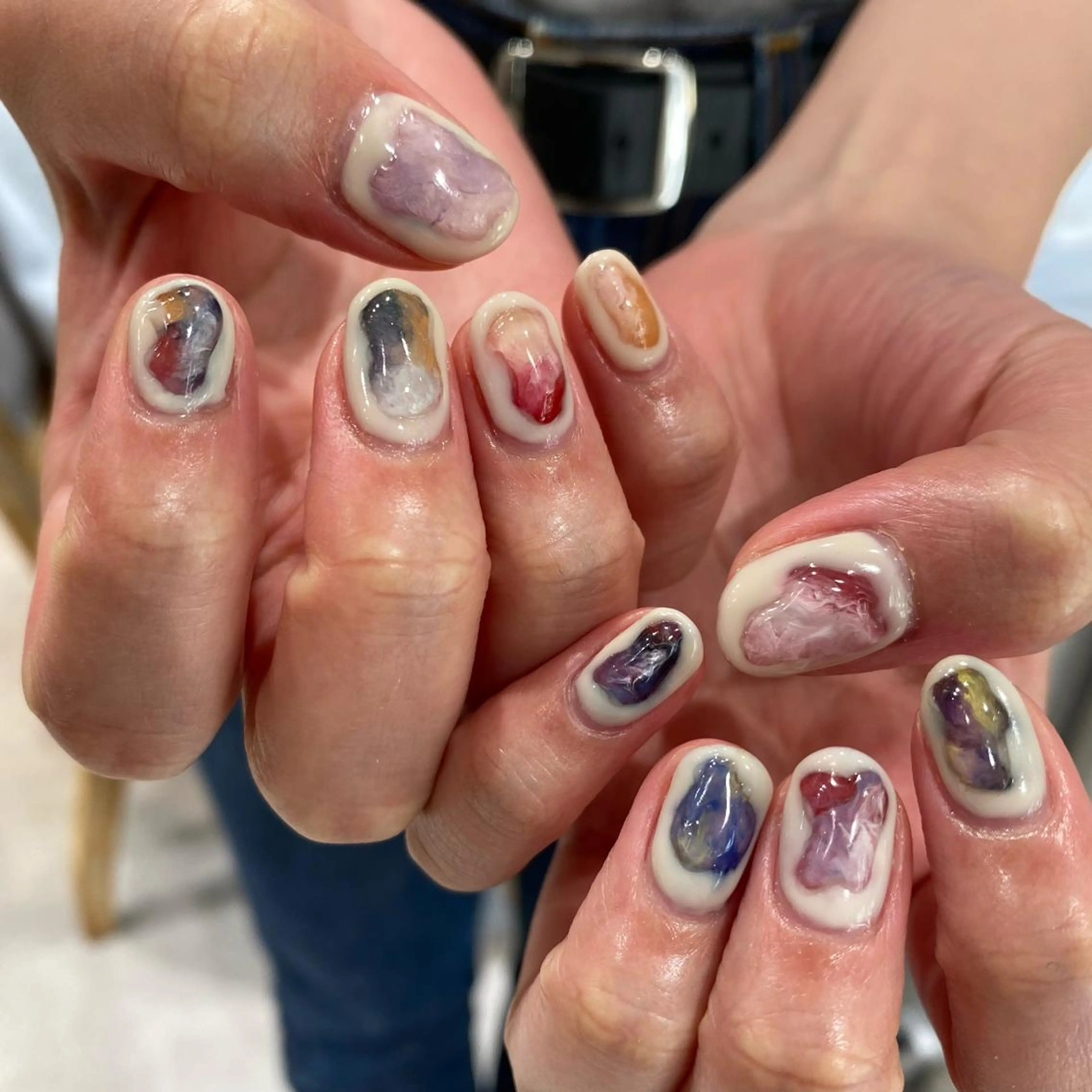 ネイル 平野葵🎀 hair/nailのネイルデザイン