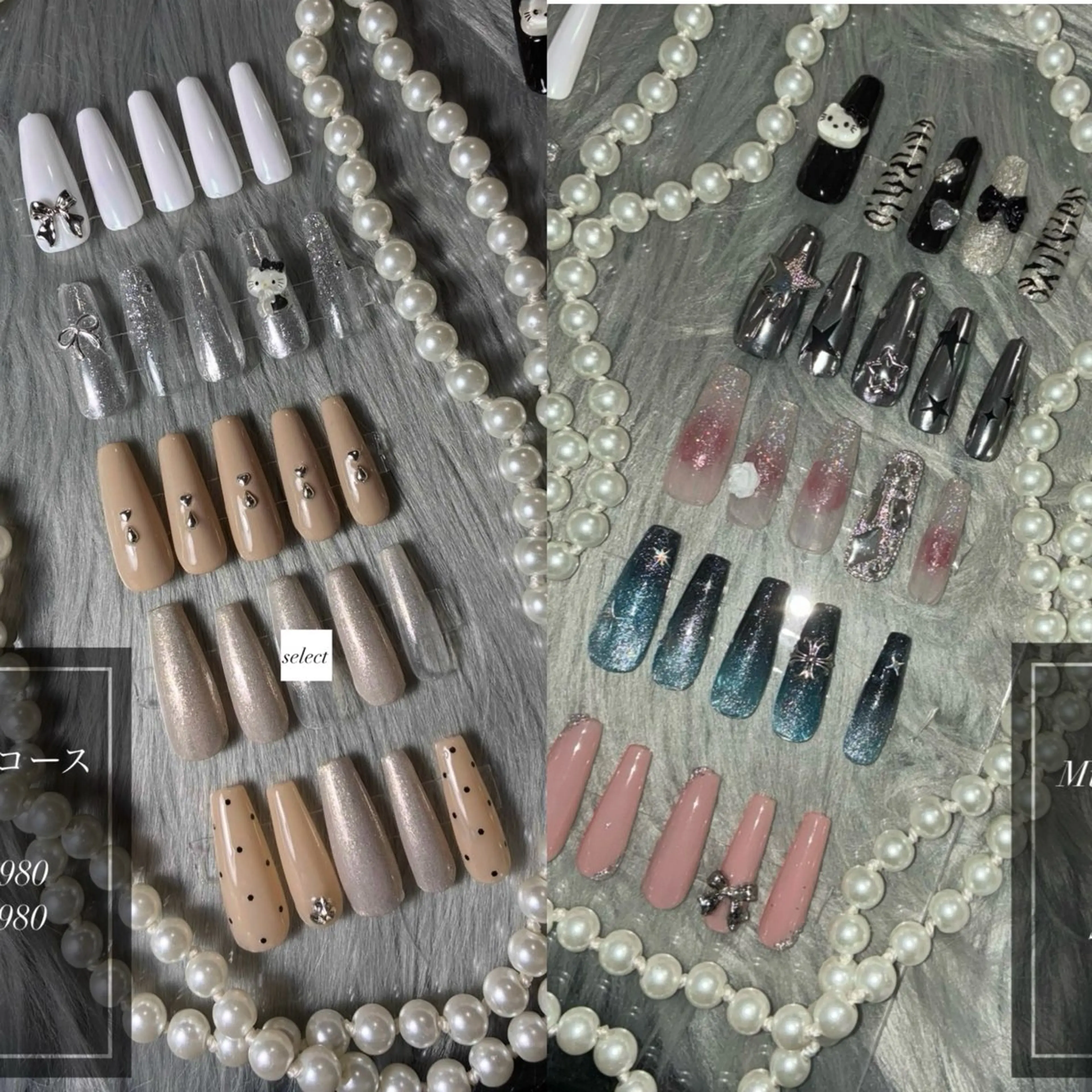 ネイル ハンドネイル private nail salon T2所属・MI KUのネイルデザイン