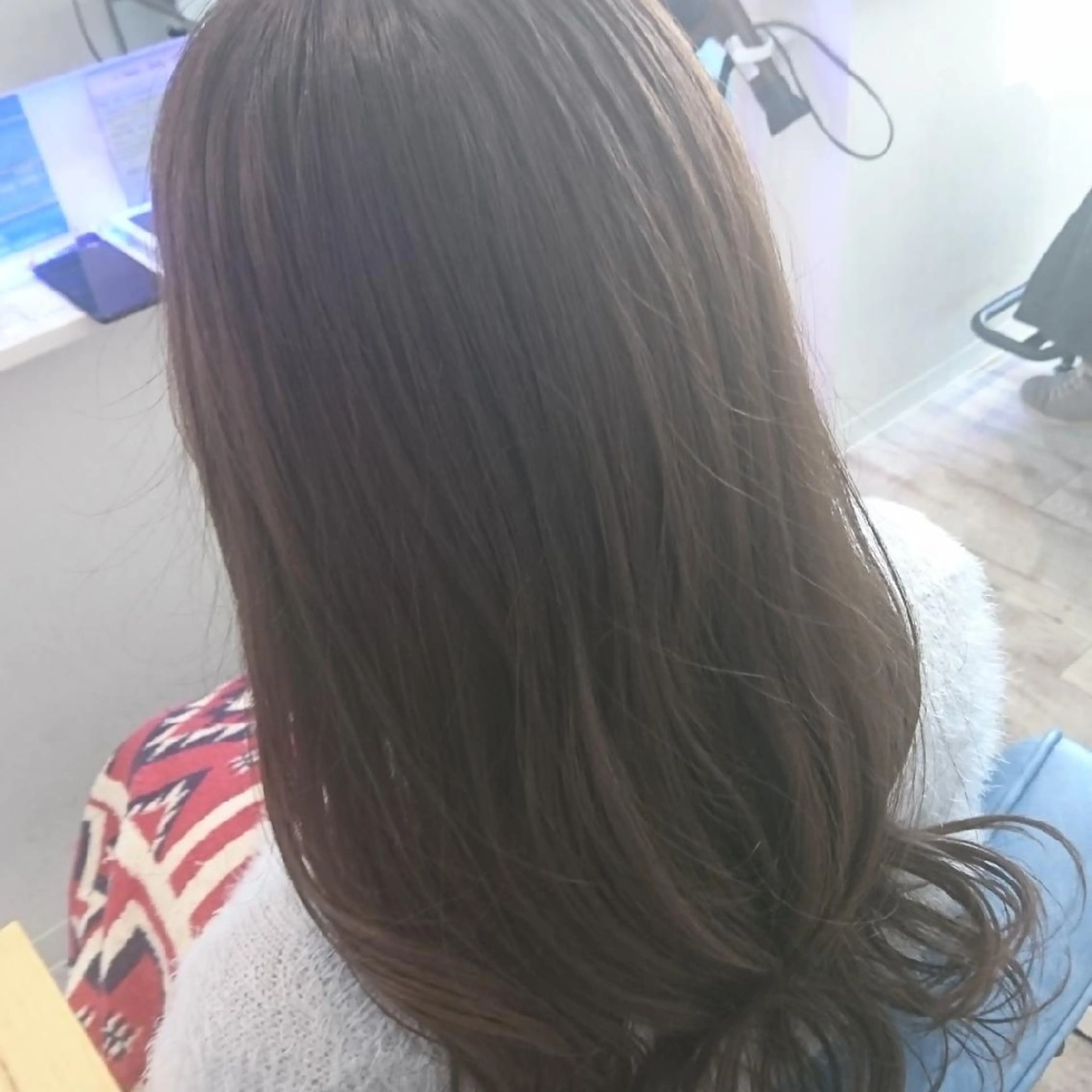 ロング カラー アッシュ 中嶌 健一のヘアスタイル