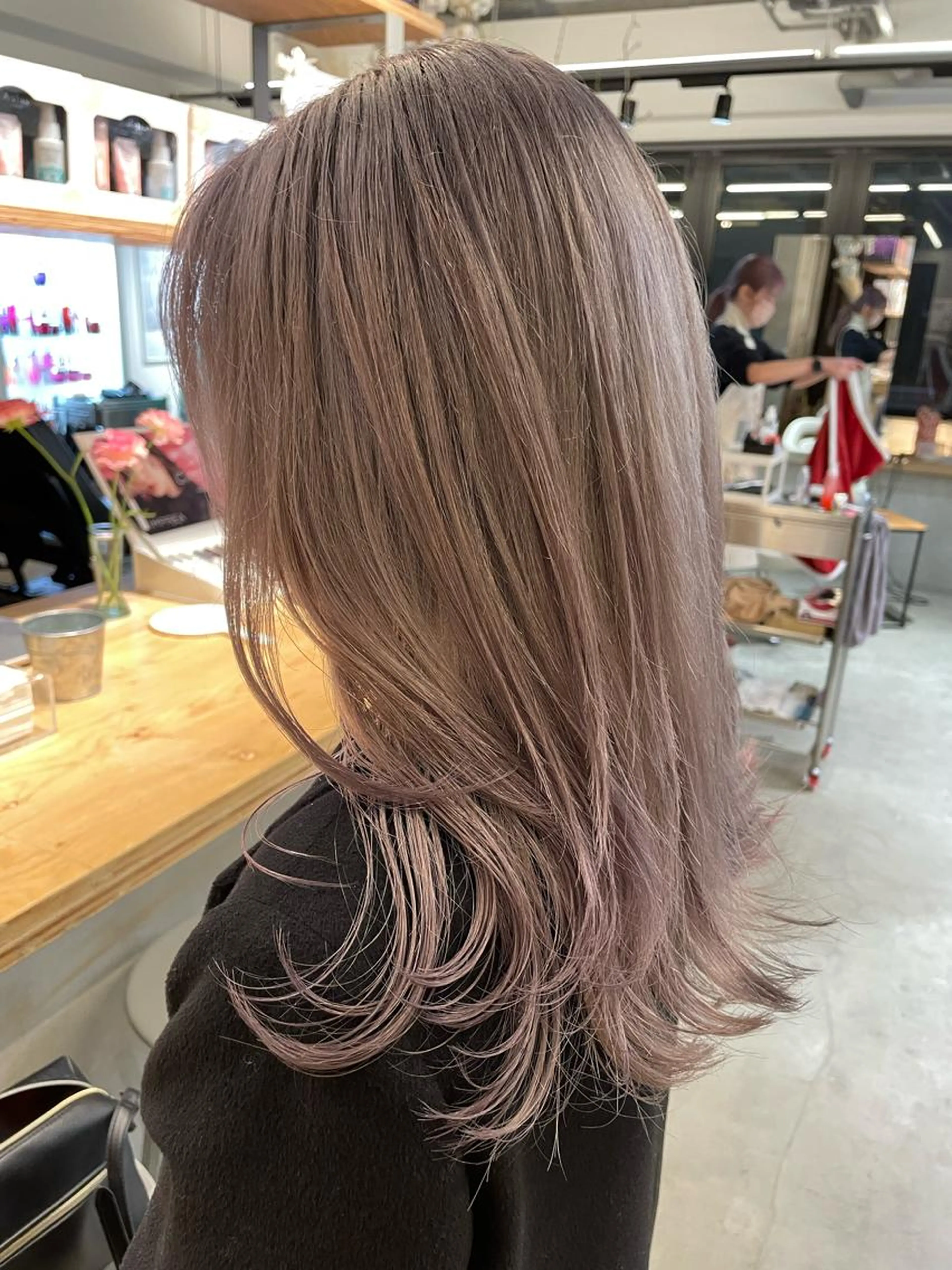 オラプレックスブリーチ使用🌷ダブルカラー➕カット💇🏻‍♀️💙の写真