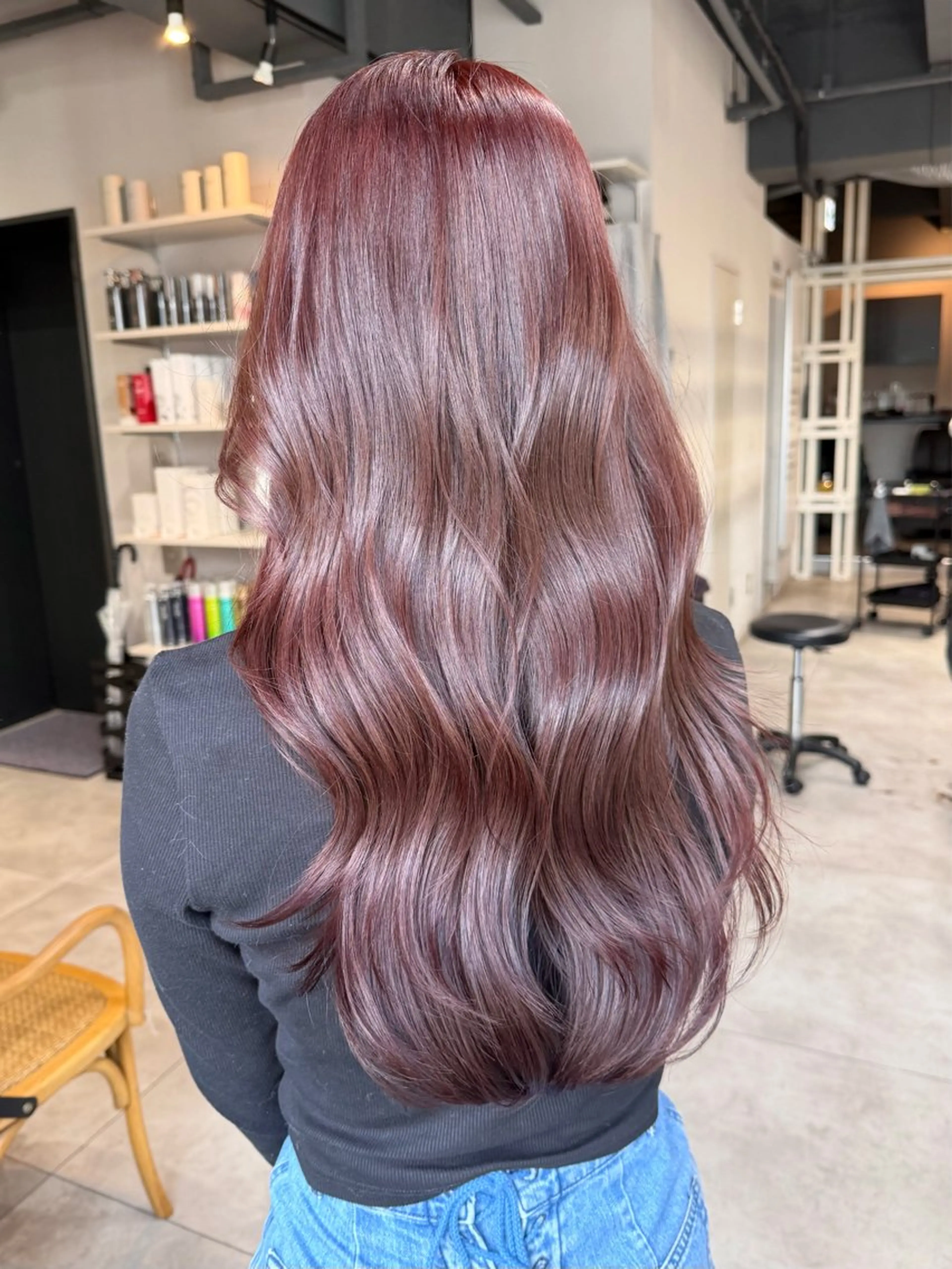 セミロング カット ヘアカラー トリートメント ✨透明感カラー/縮毛 恵比寿HAYATO✨のヘアスタイル