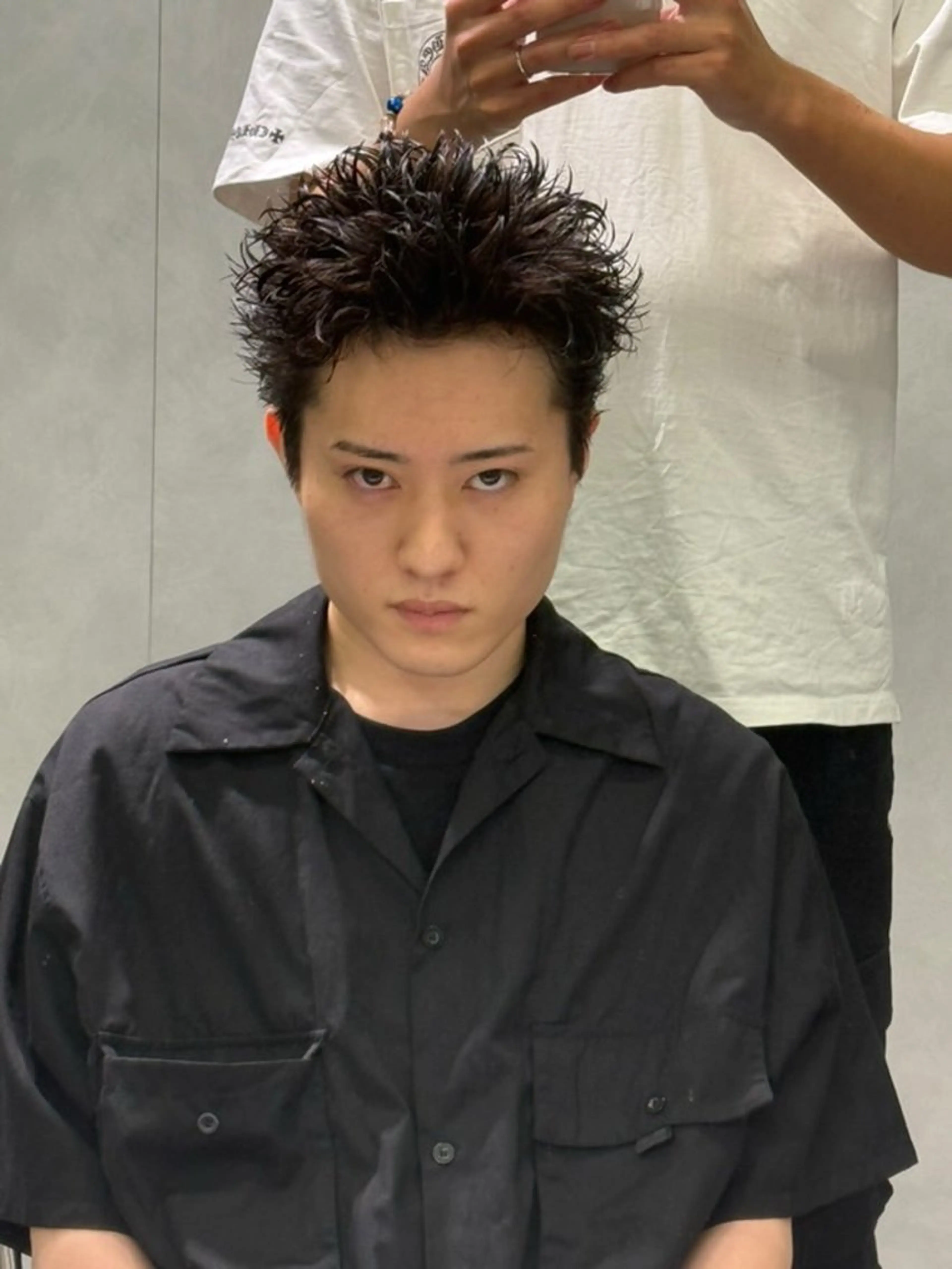 パーマ メンズ カット パーマ トリートメント 🔹20代メンズ✖️ パーマ/ℕ𝕆ℝ𝕀のヘアスタイル