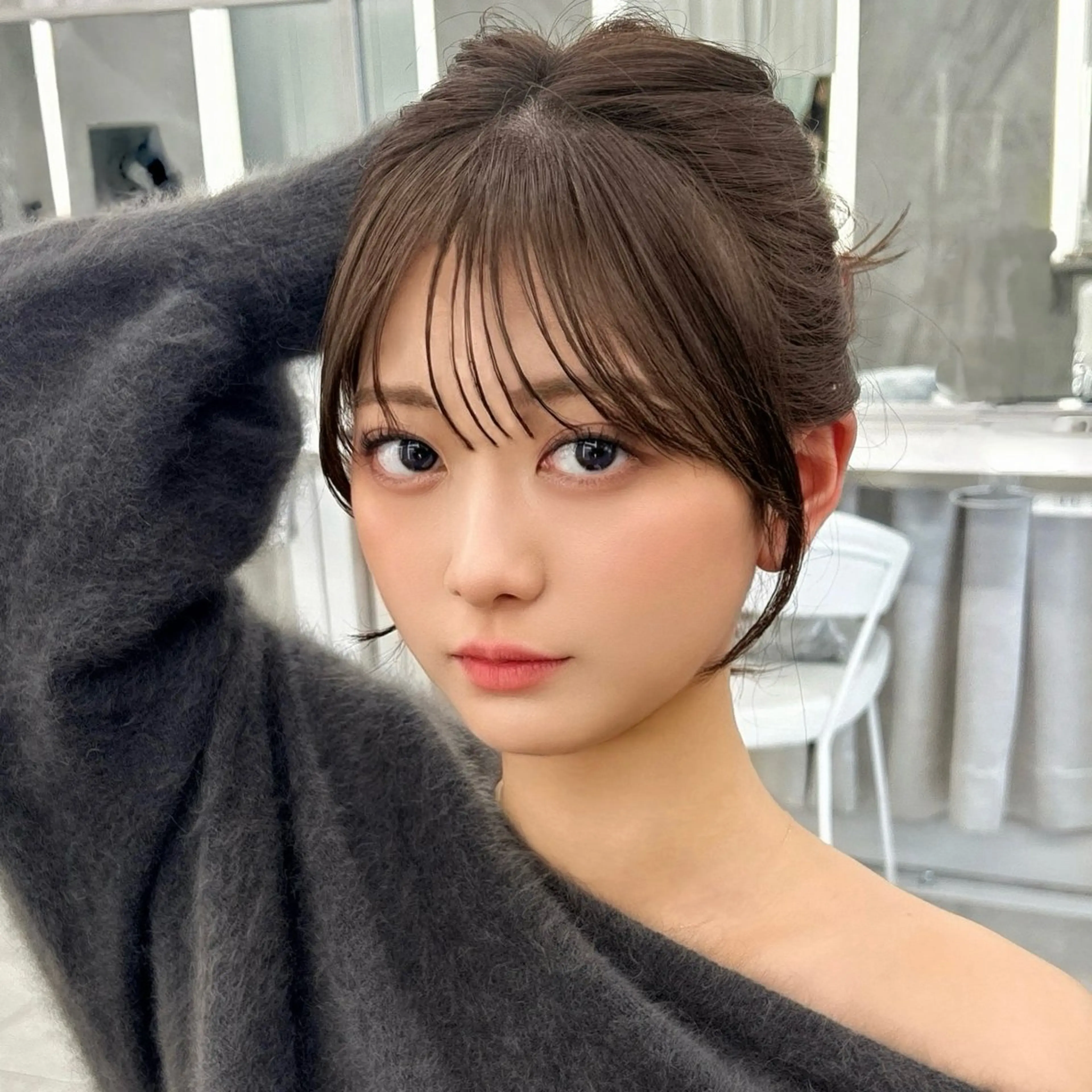 ロング 韓国顔まわり/前髪 /レイヤー/いつきのヘアスタイル