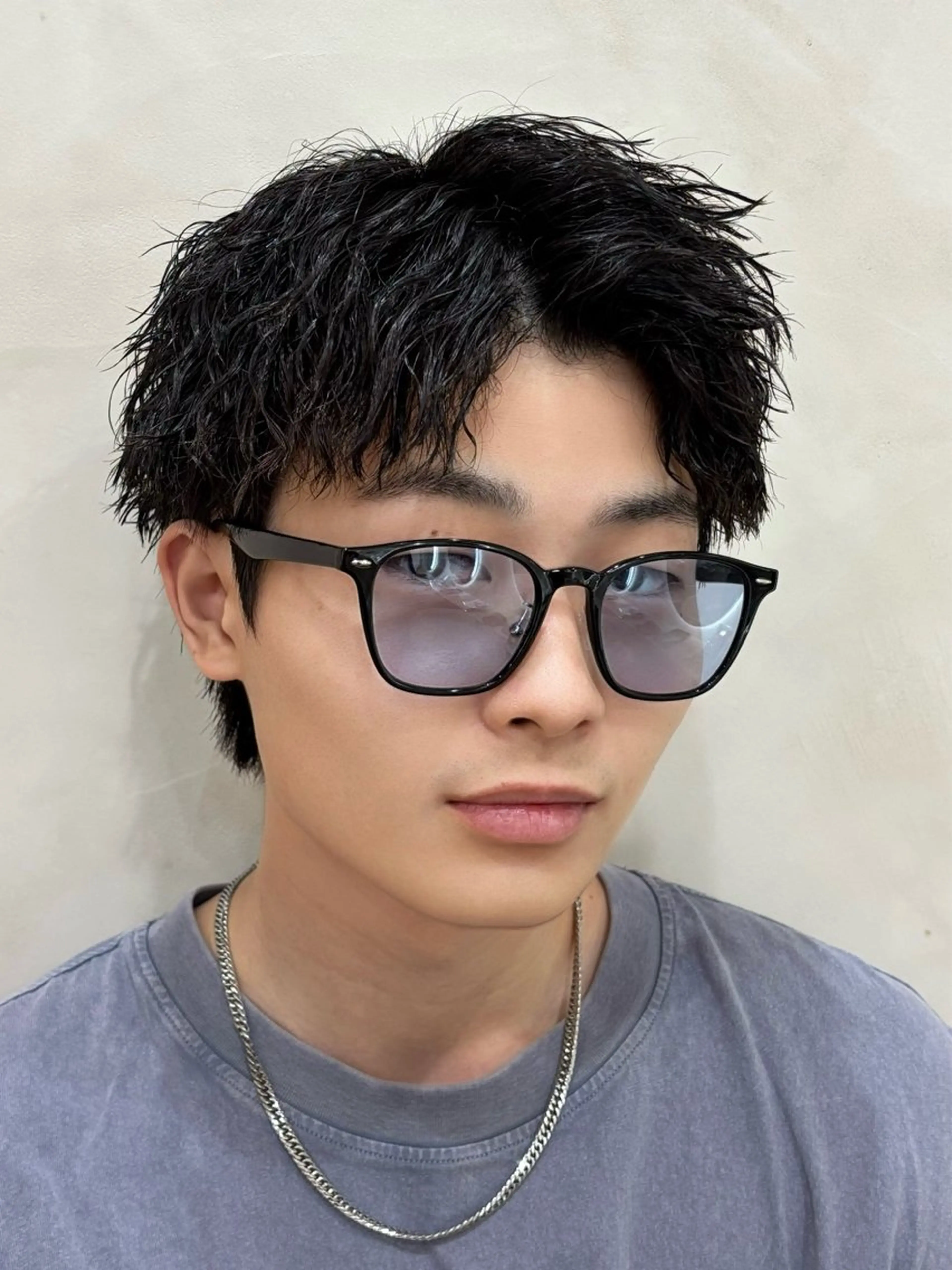 ショート パーマ メンズ メンズパーマ ツイストスパイラルパーマ スパイラルパーマ カット パーマ トリートメント パーマ職人DAIKI ツイスパ/波巻きのヘアスタイル