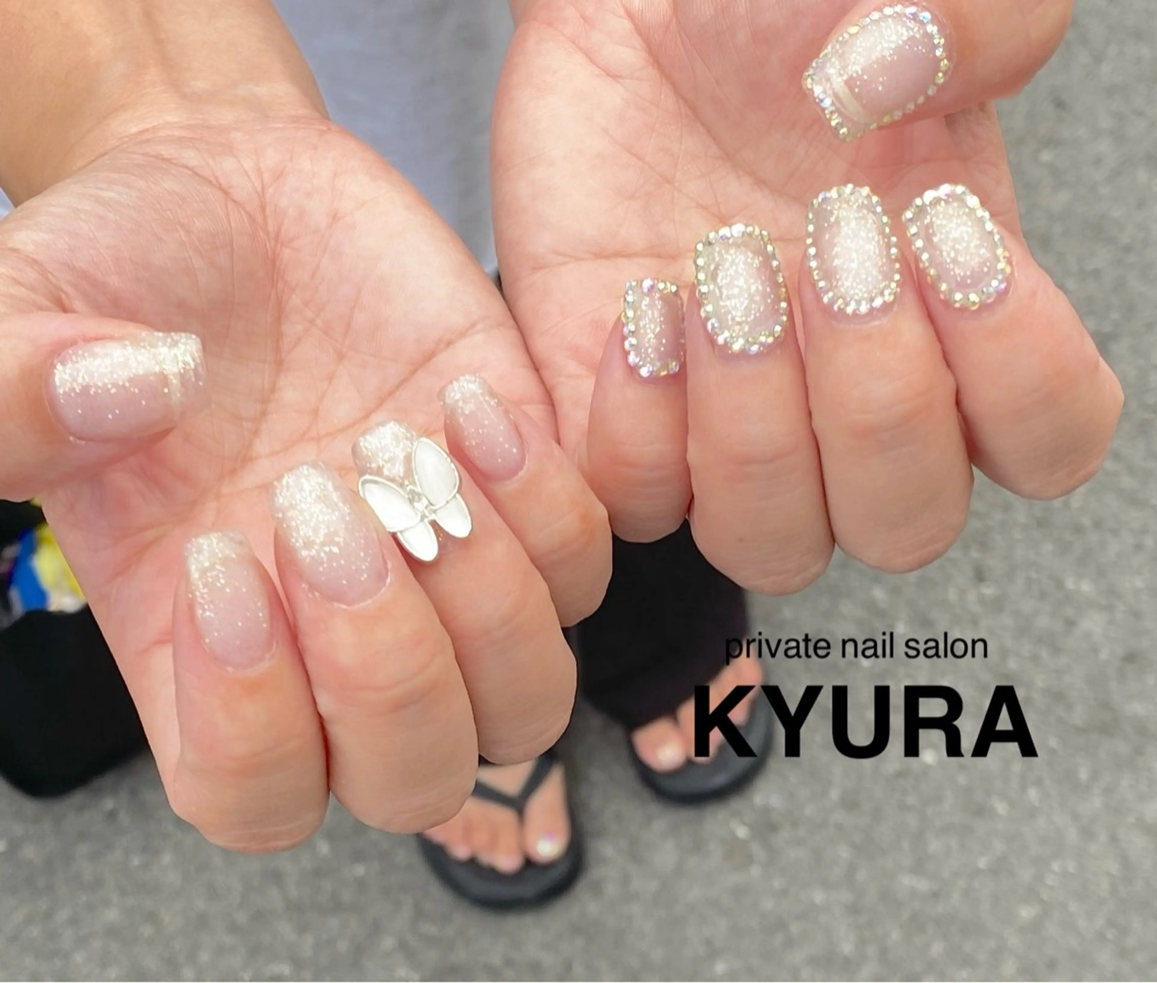 ネイル アートネイル ハンドネイル 大東市ネイルサロン 【KYURA】ｷｭﾗのネイルデザイン
