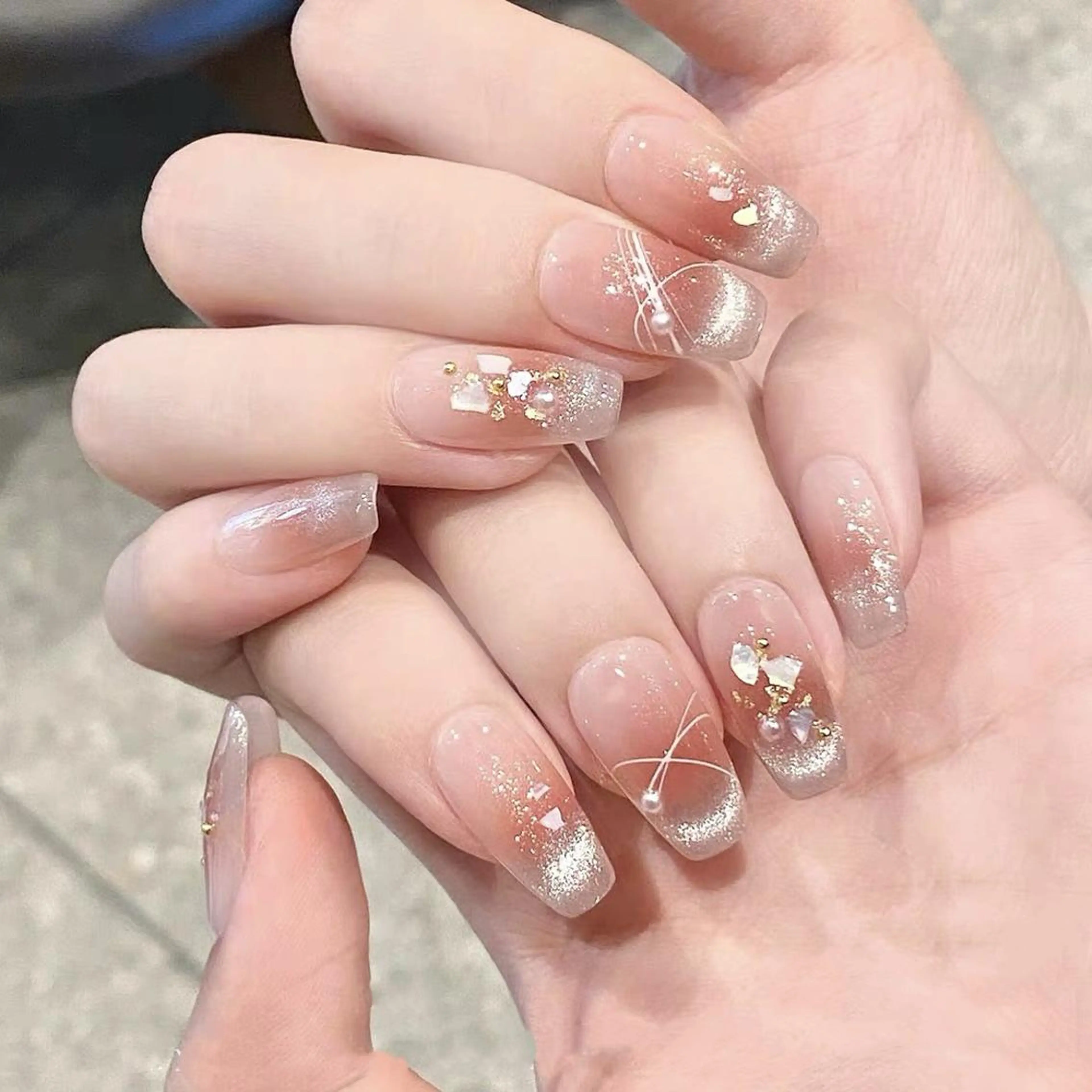 ネイル ジェルネイル スカルプネイル ネイルチップ 🌸柚葉 🌸のネイルデザイン