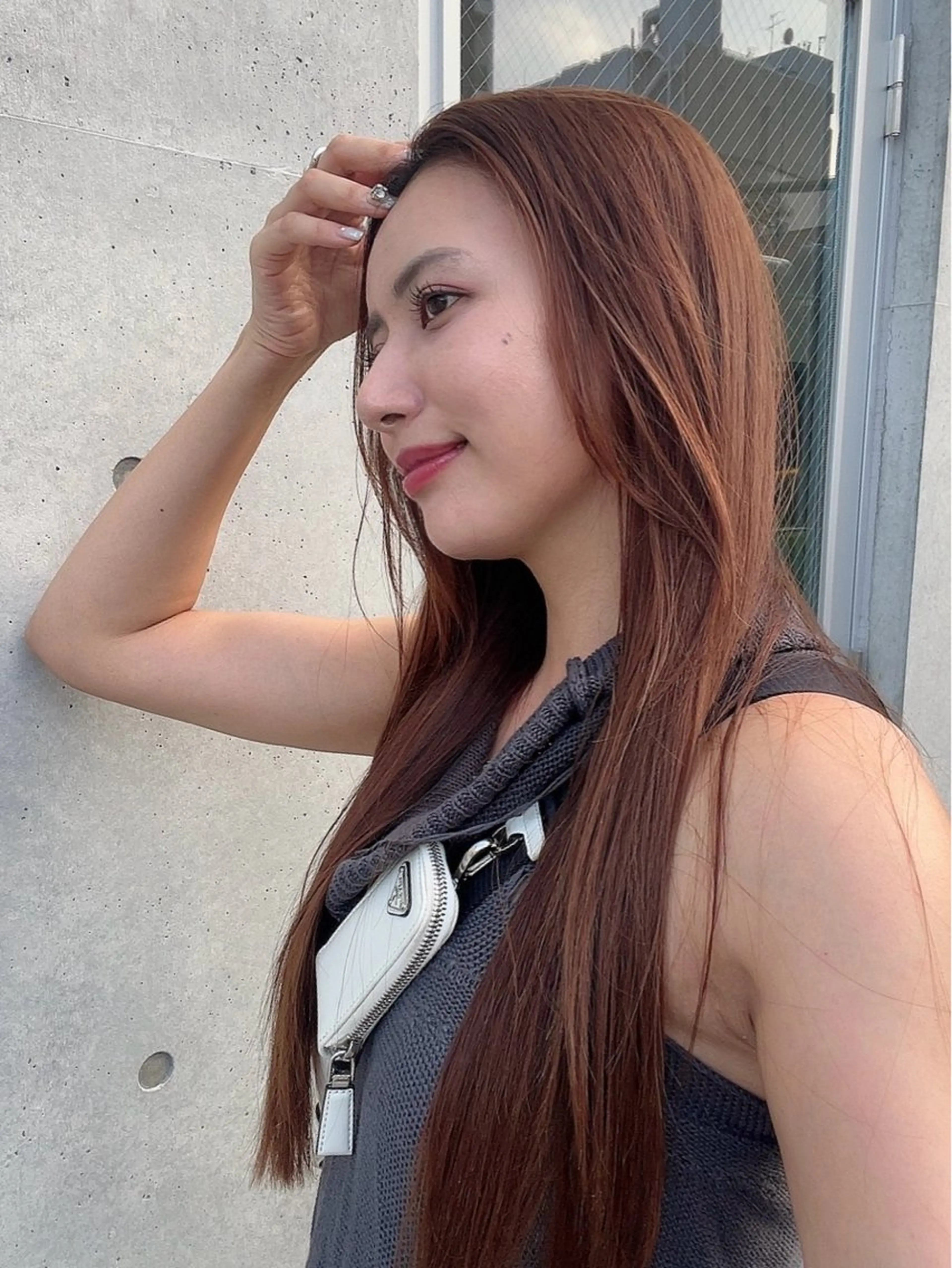 ロング カット ヘアカラー 【ブリーチ1回】 薬剤ヲタクひろのヘアスタイル