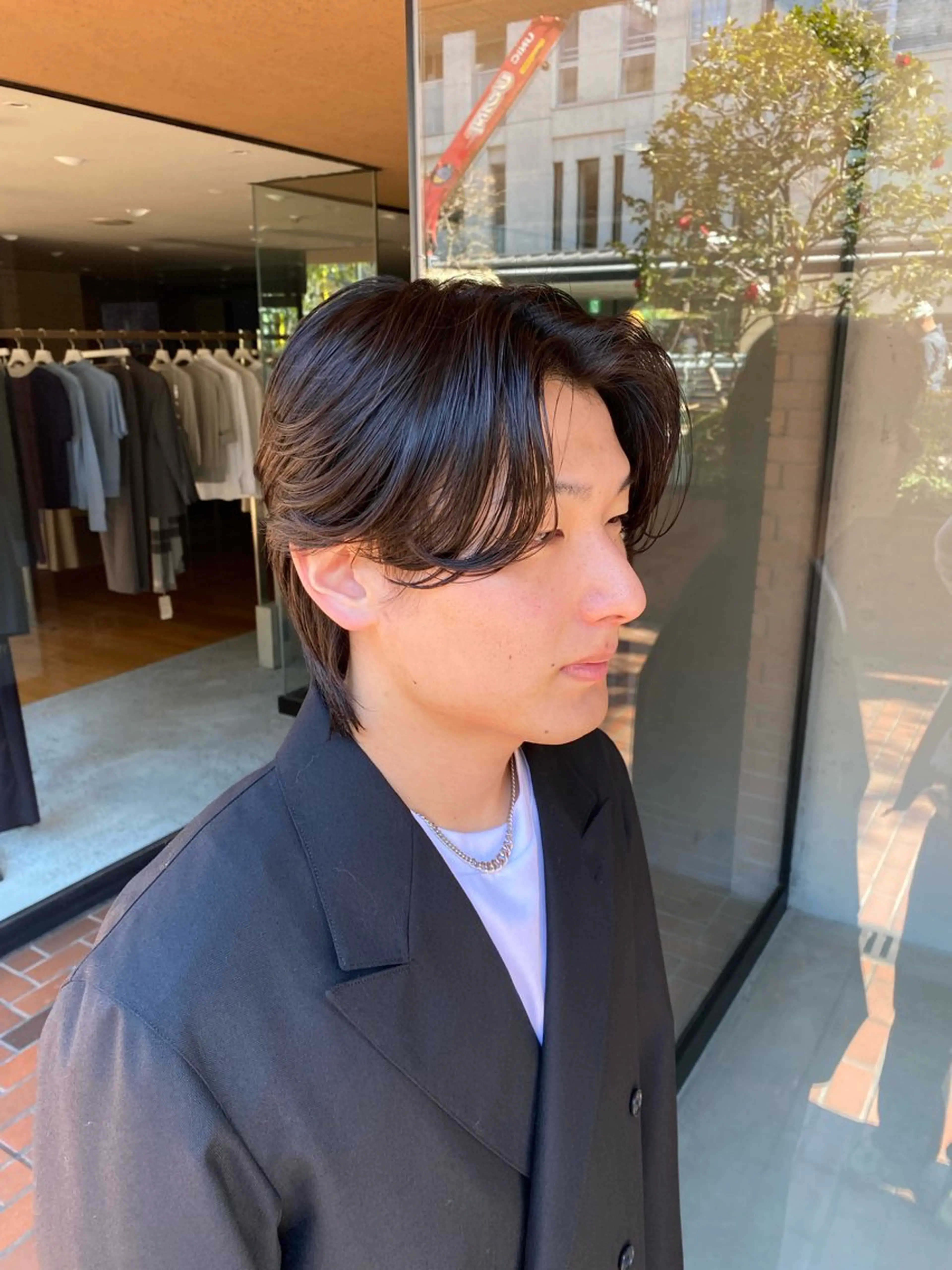 パーマ メンズ メンズパーマ ニュアンスパーマ 角南 莉朱のヘアスタイル