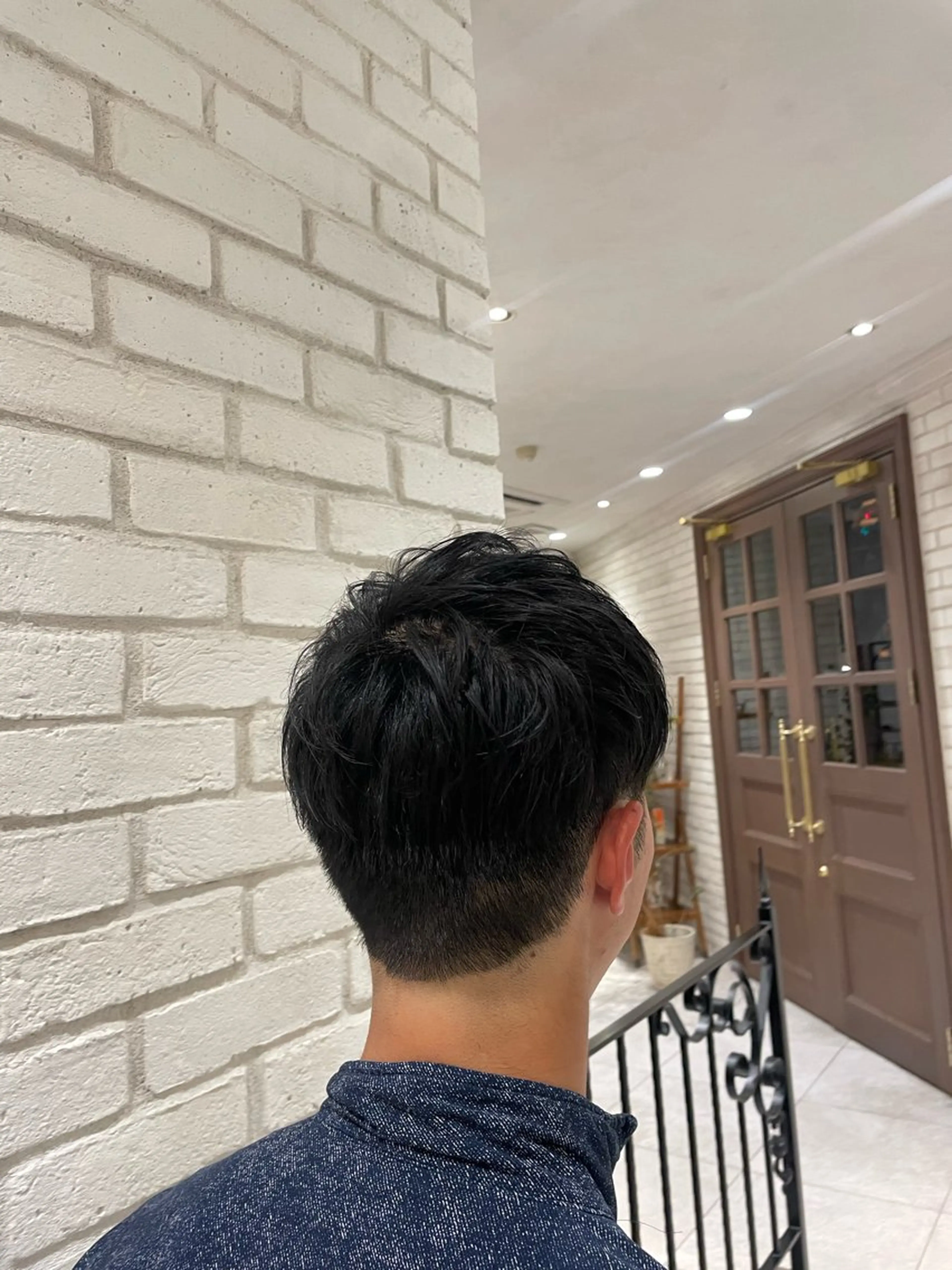 メンズ シモカワ マシロのヘアスタイル