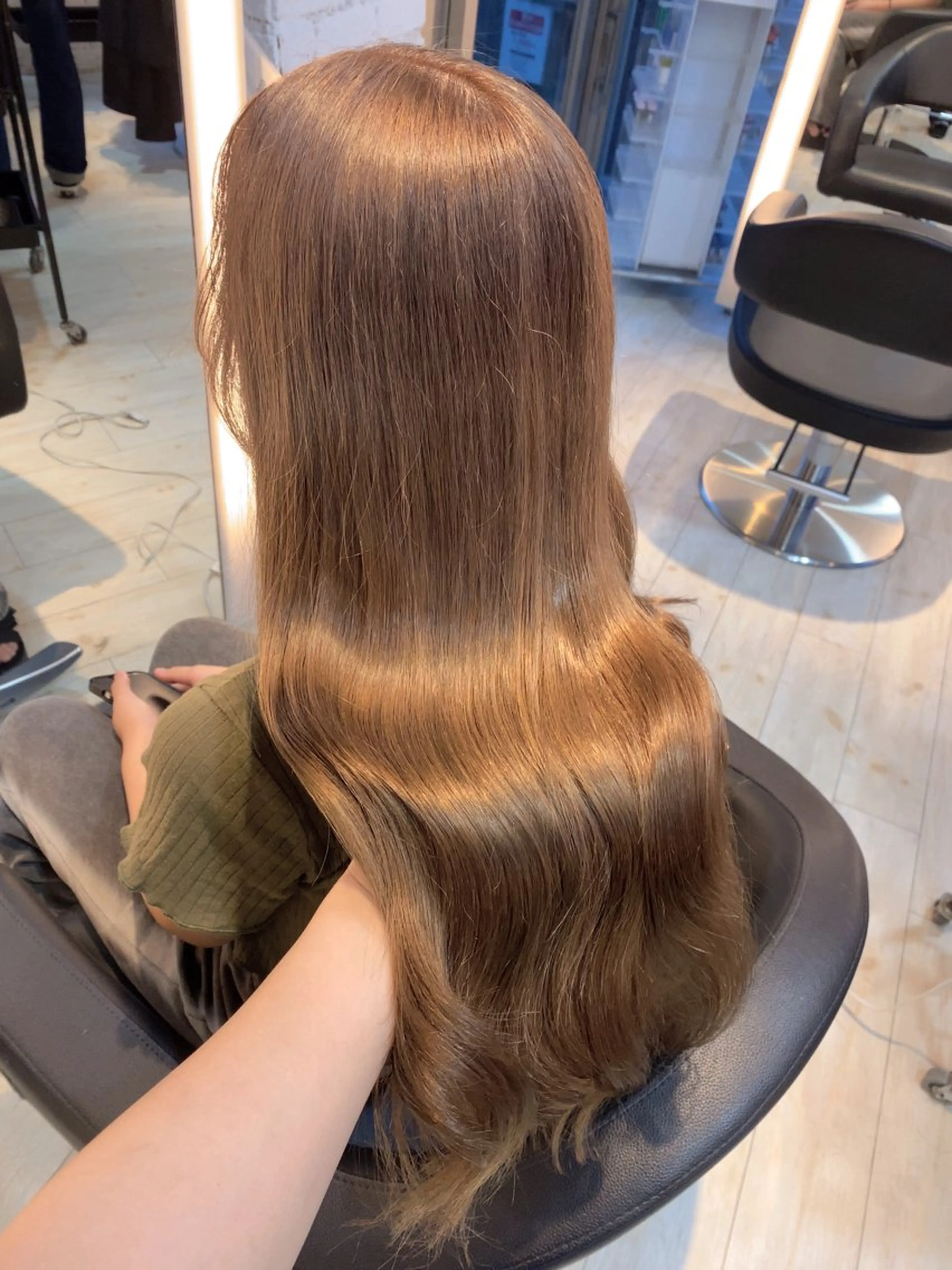 カラー ベージュカラー ブリーチ ミルクティーベージュ ヘアカラー miyu/ボブ/ 透明感カラー/栄のヘアスタイル