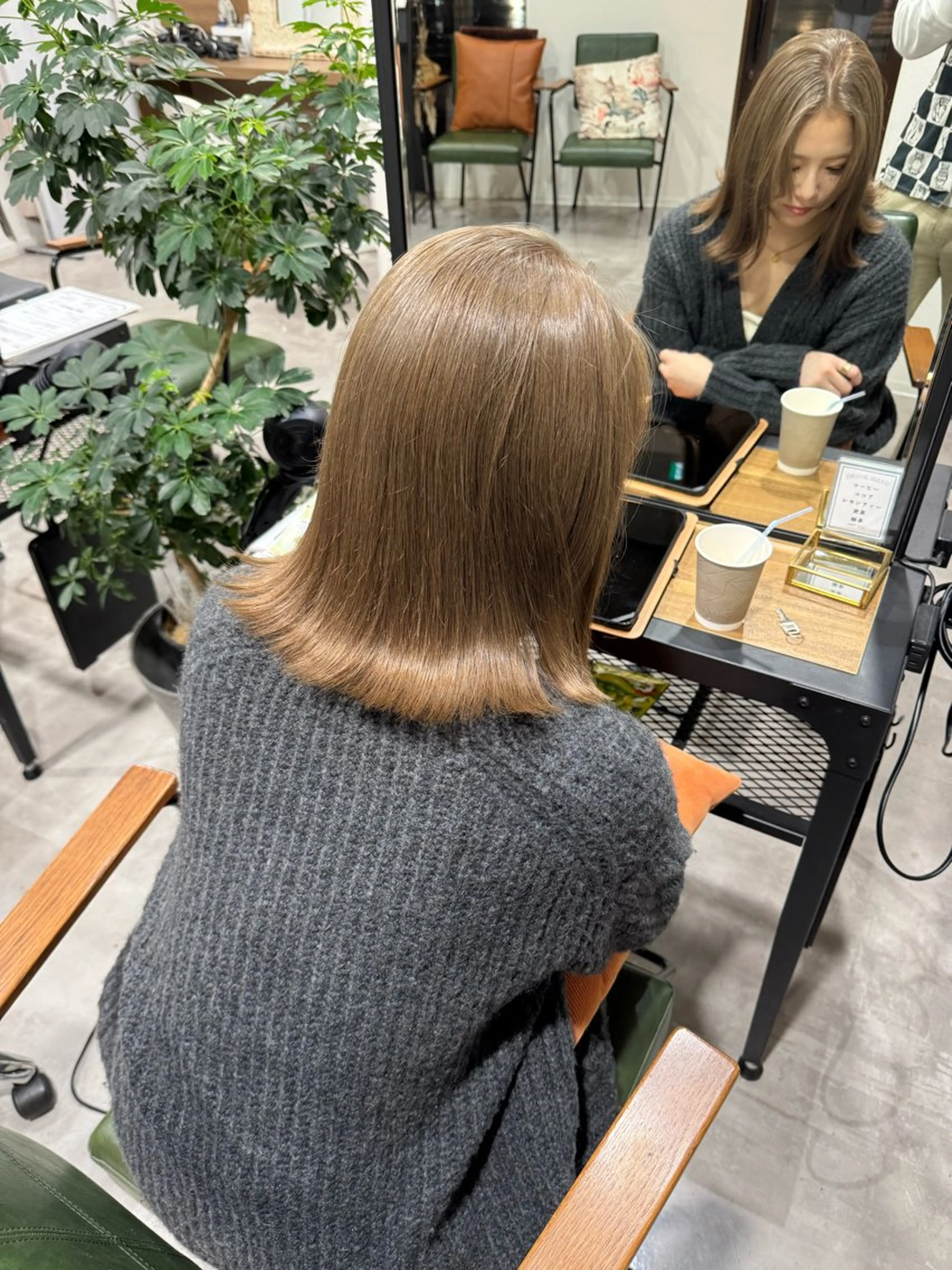 潤いUP！アディクシーカラー+marbb マイクロバブル🫧の写真