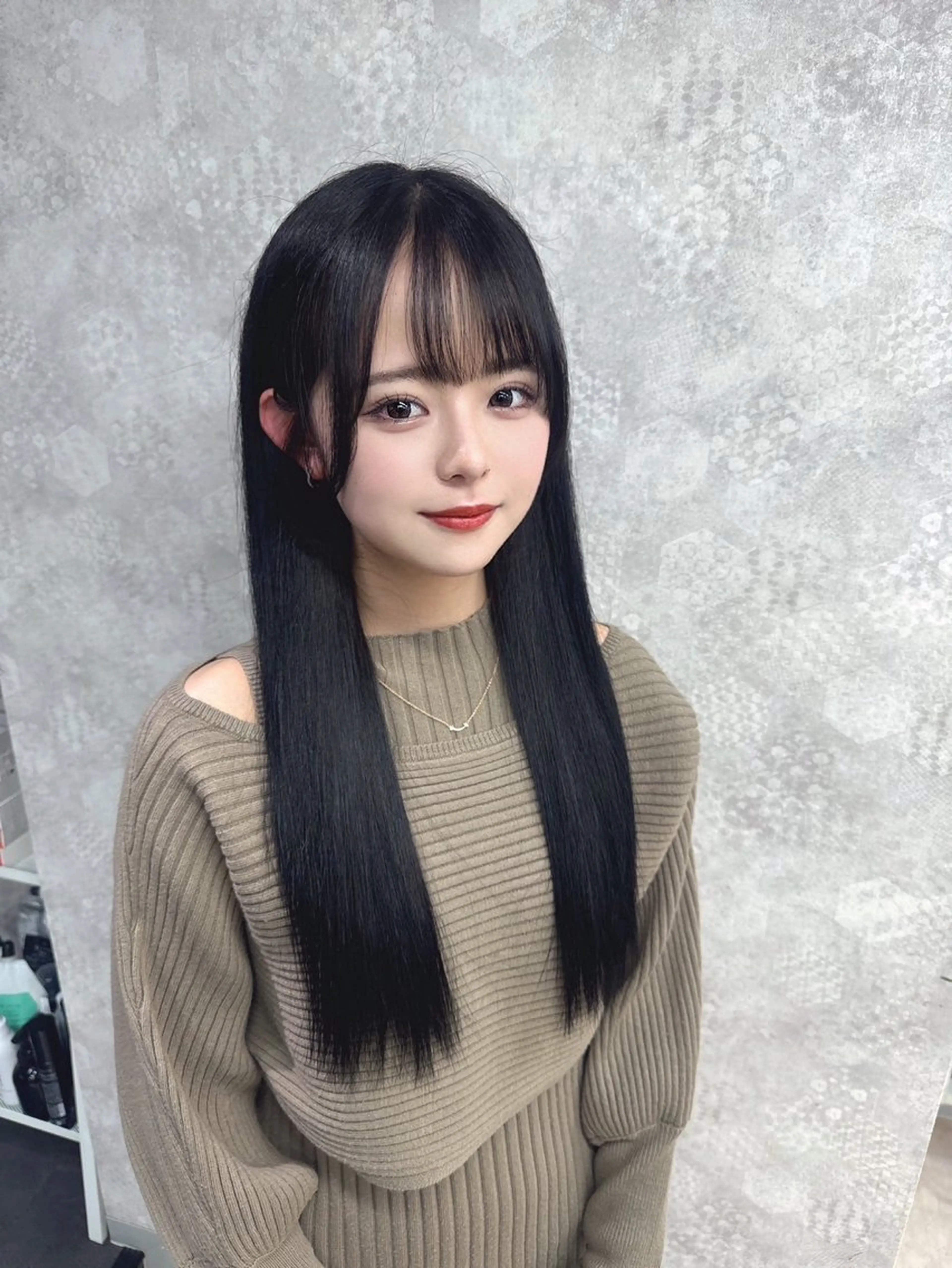 ロング カラー ヘアカラー トリートメント ダブルカラー特化💍 tiam💍韓国ヘアのヘアスタイル