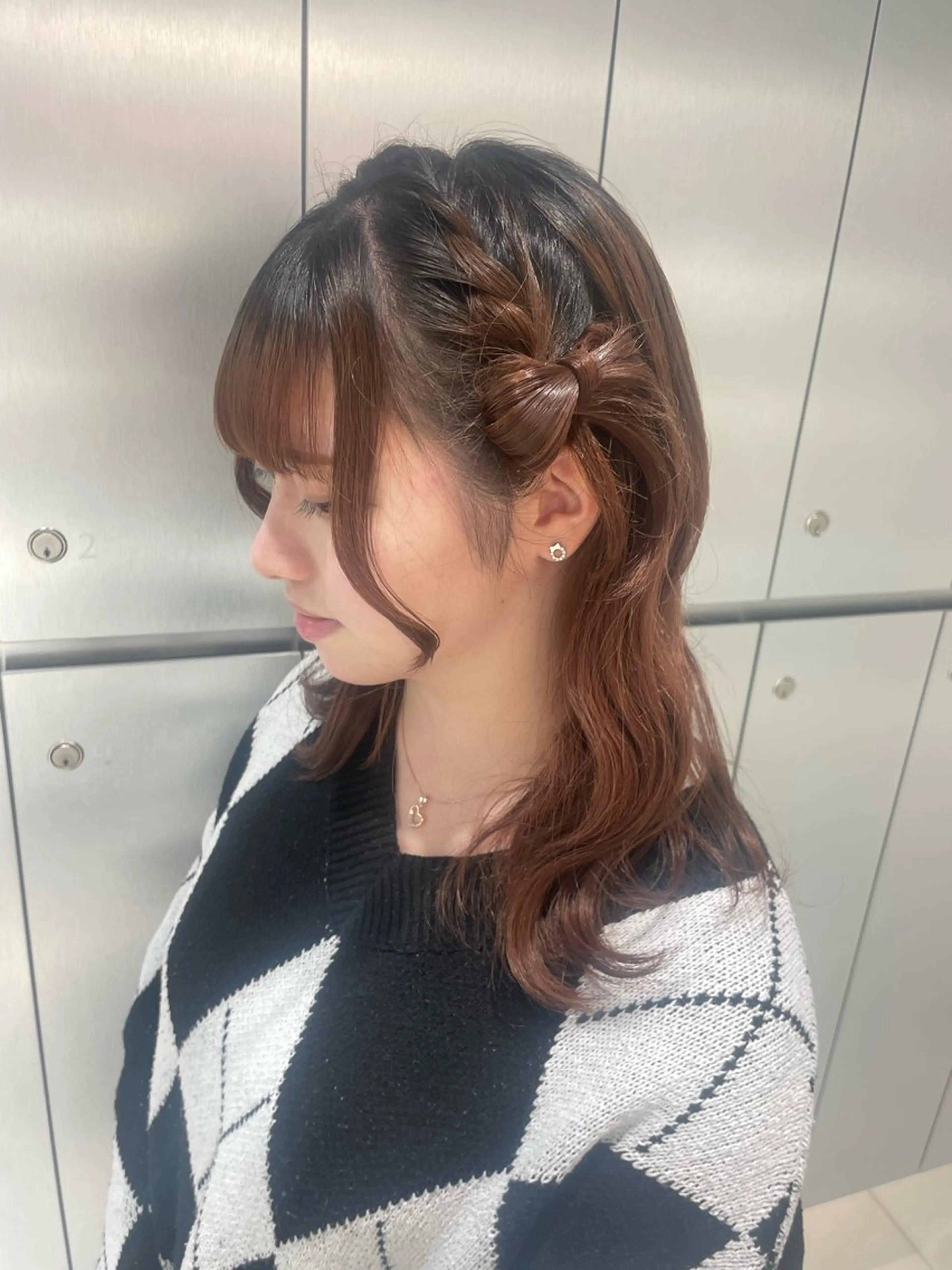 ヘアアレンジ 結婚式・ブライダル ヘアセット ヘアセット🎀耳つぼ 👂💎MONAMIのヘアスタイル