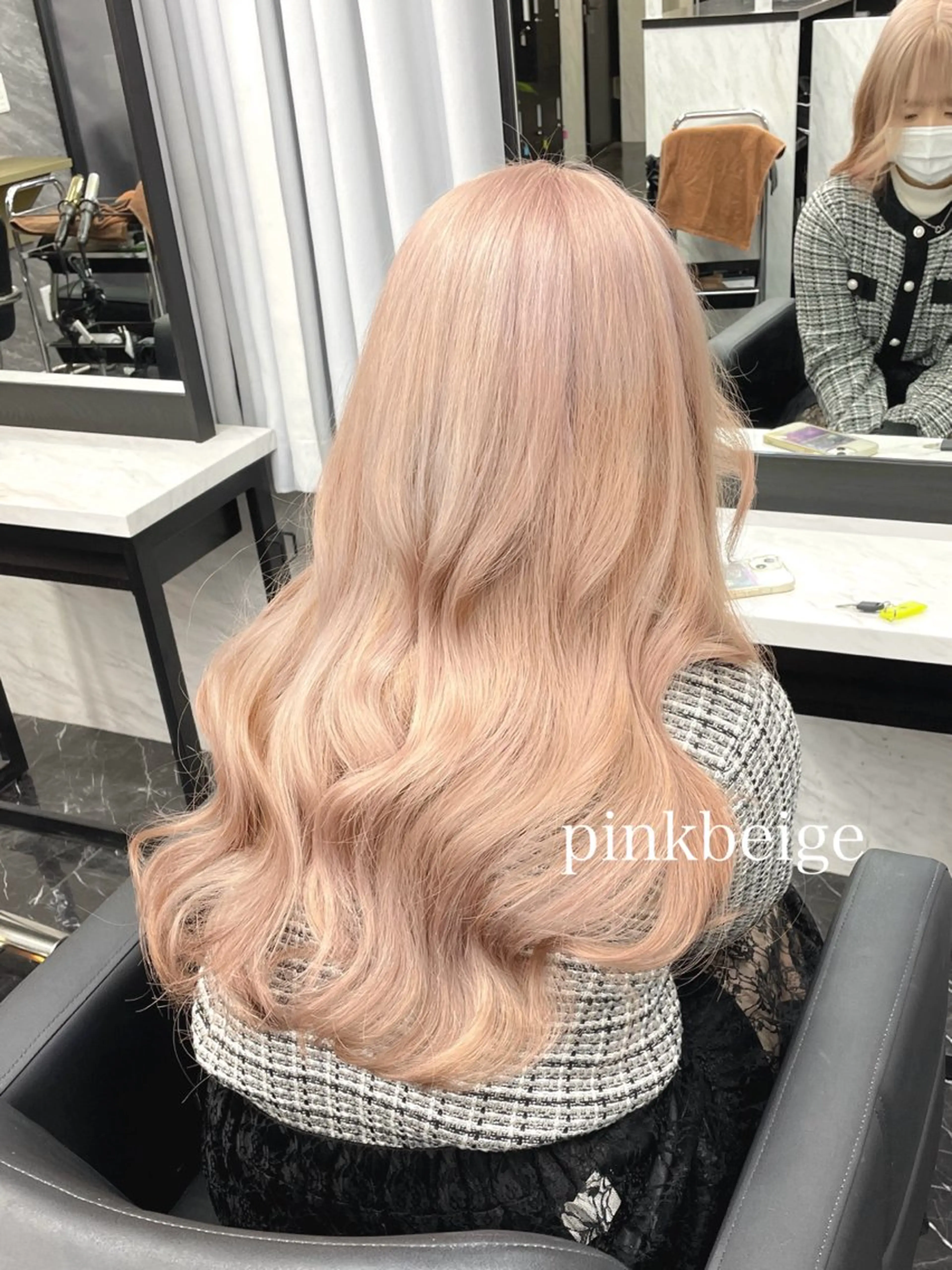 ロング カラー ヘアカラー エクステ エクステ🩵ブリーチ 韓国ヘア🩵KAEのヘアスタイル