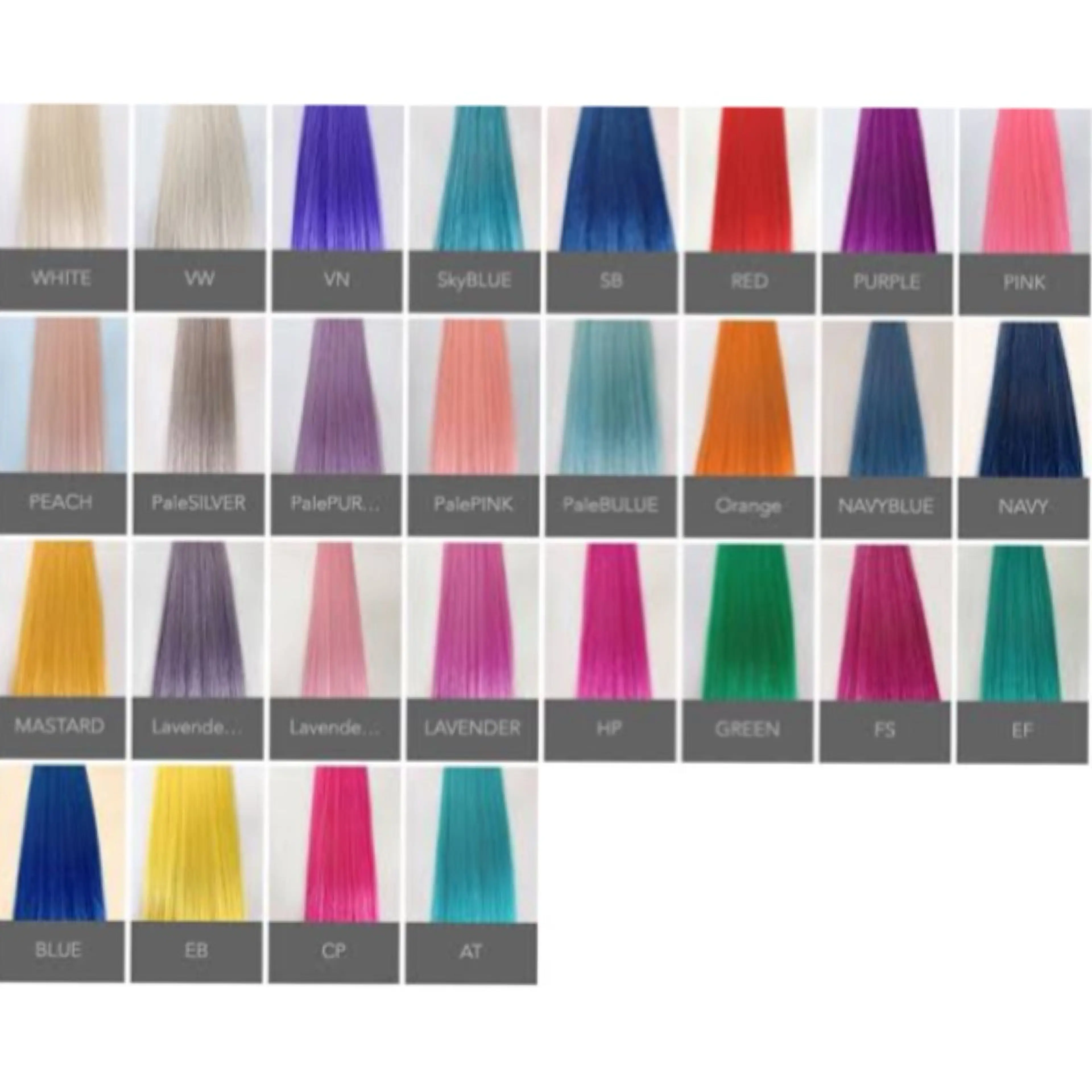 ロング ブリーチなしカラー ダブルカラーエクステのヘアスタイル