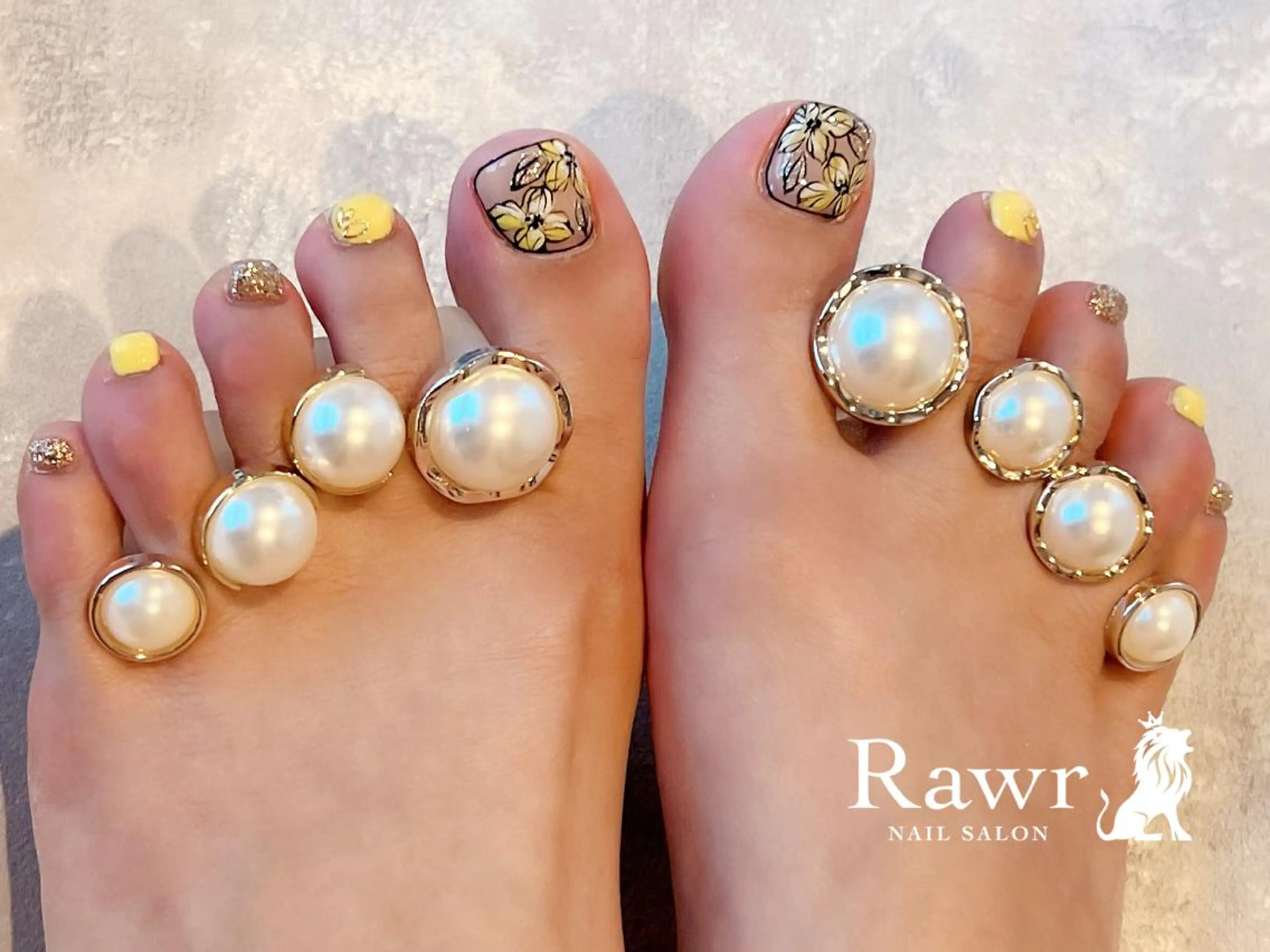 ネイル フットネイル Rawr / saoriのネイルデザイン