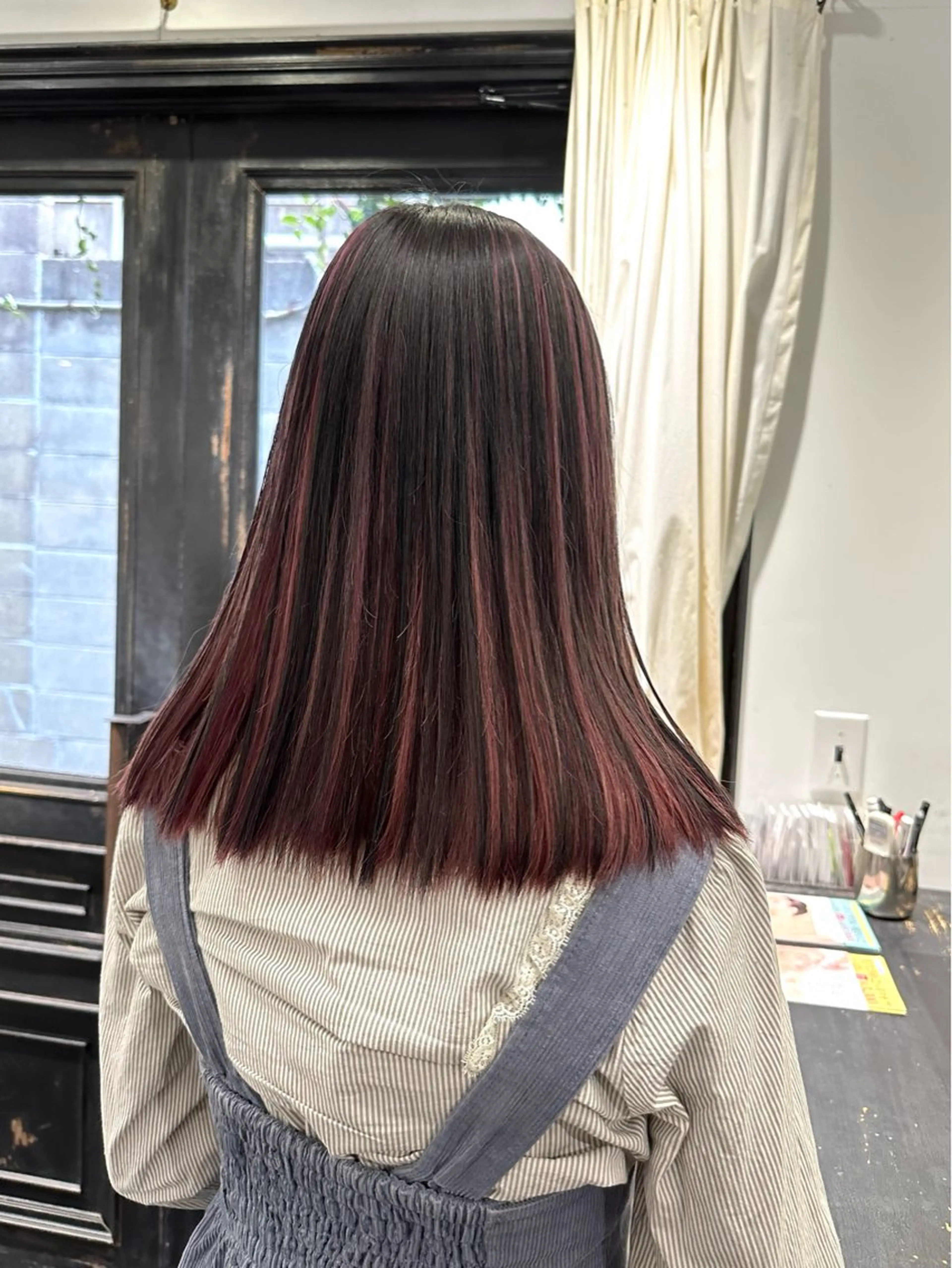 ミディアム カラー REAL 心斎橋所属・ブリーチ/ベージュ /ピンク🦋ナツミのヘアスタイル