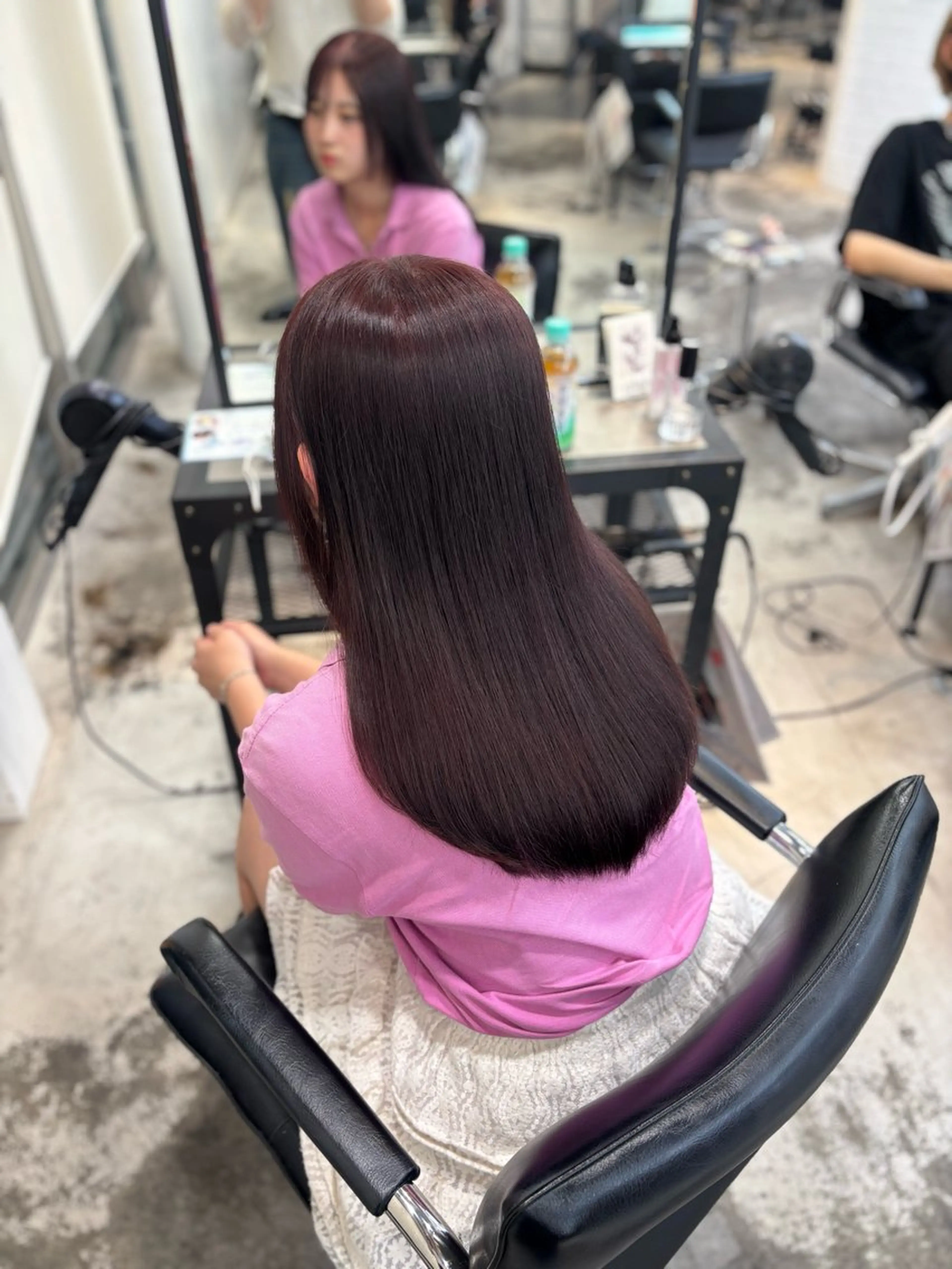 暖色カラー《レッド🌹✨》 ブリーチなしワンカラーの写真