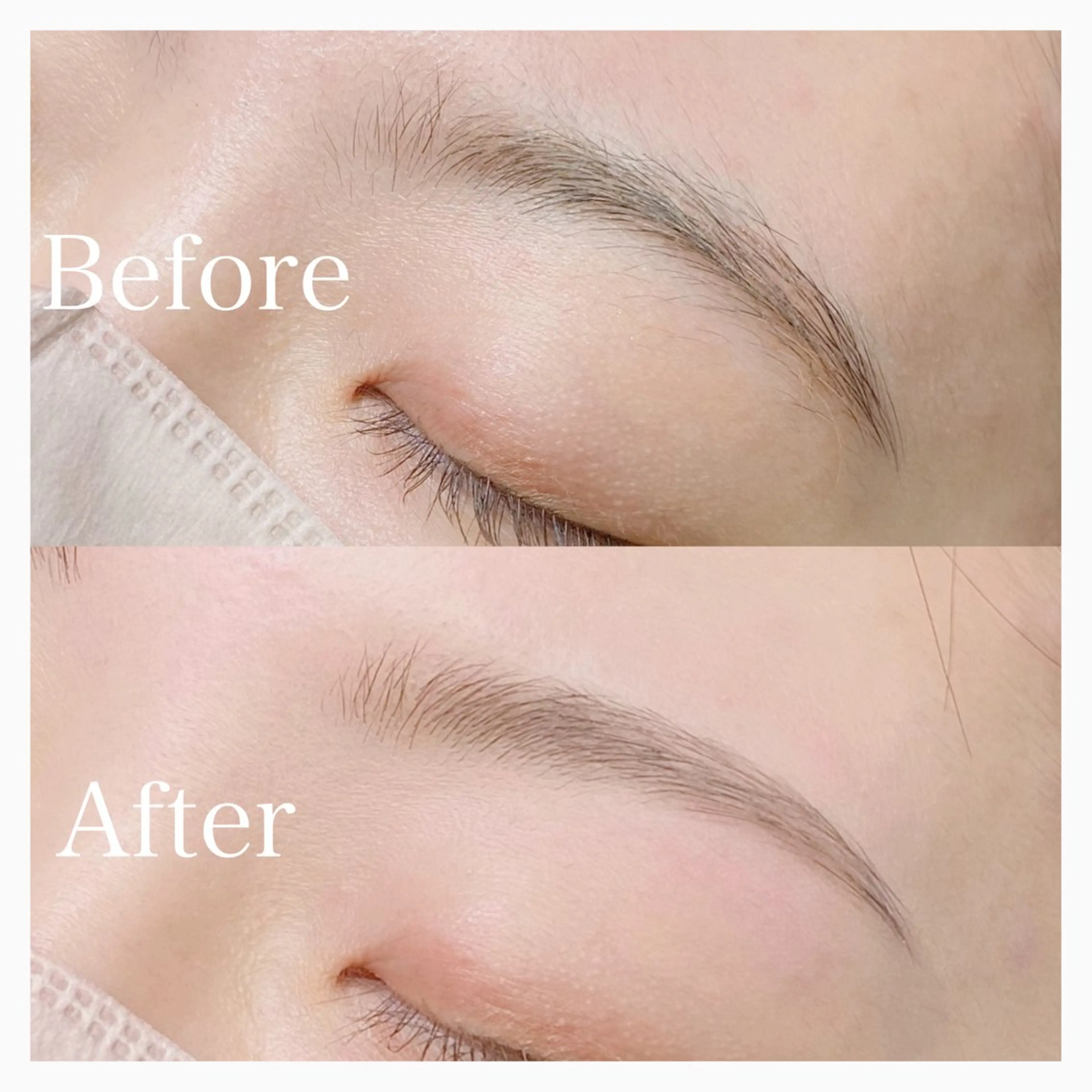 眉サロンが初めての方/お任せok!骨格診断×黄金比であなたに似合う眉へ/アイブロウWaxナチュラル眉/眉メイクも教えますの写真