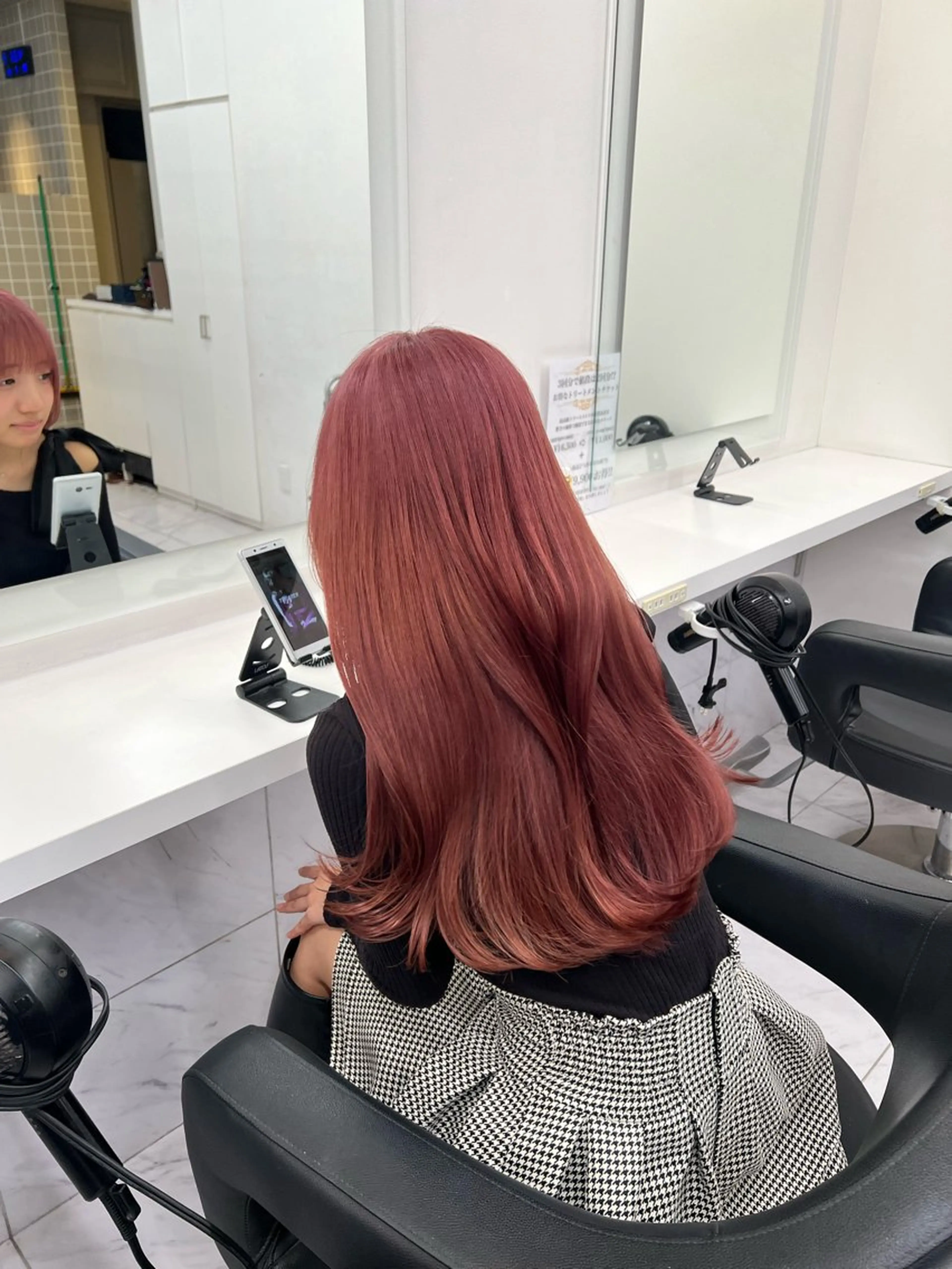 ロング カラー カット ヘアカラー 韓国レイヤーカット /REIのヘアスタイル