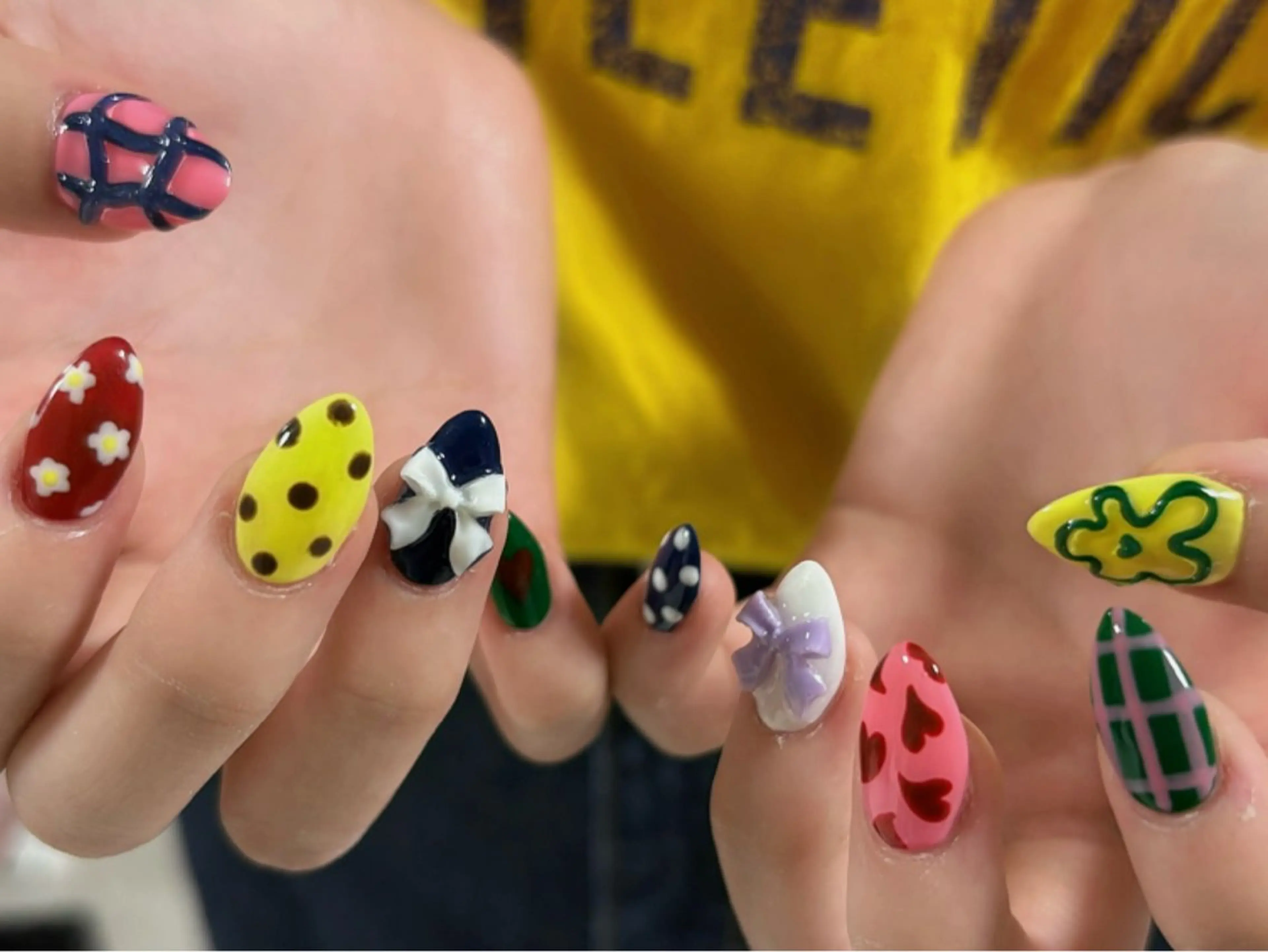 ネイル ハンドネイル Protea きぬがわ らむのネイルデザイン