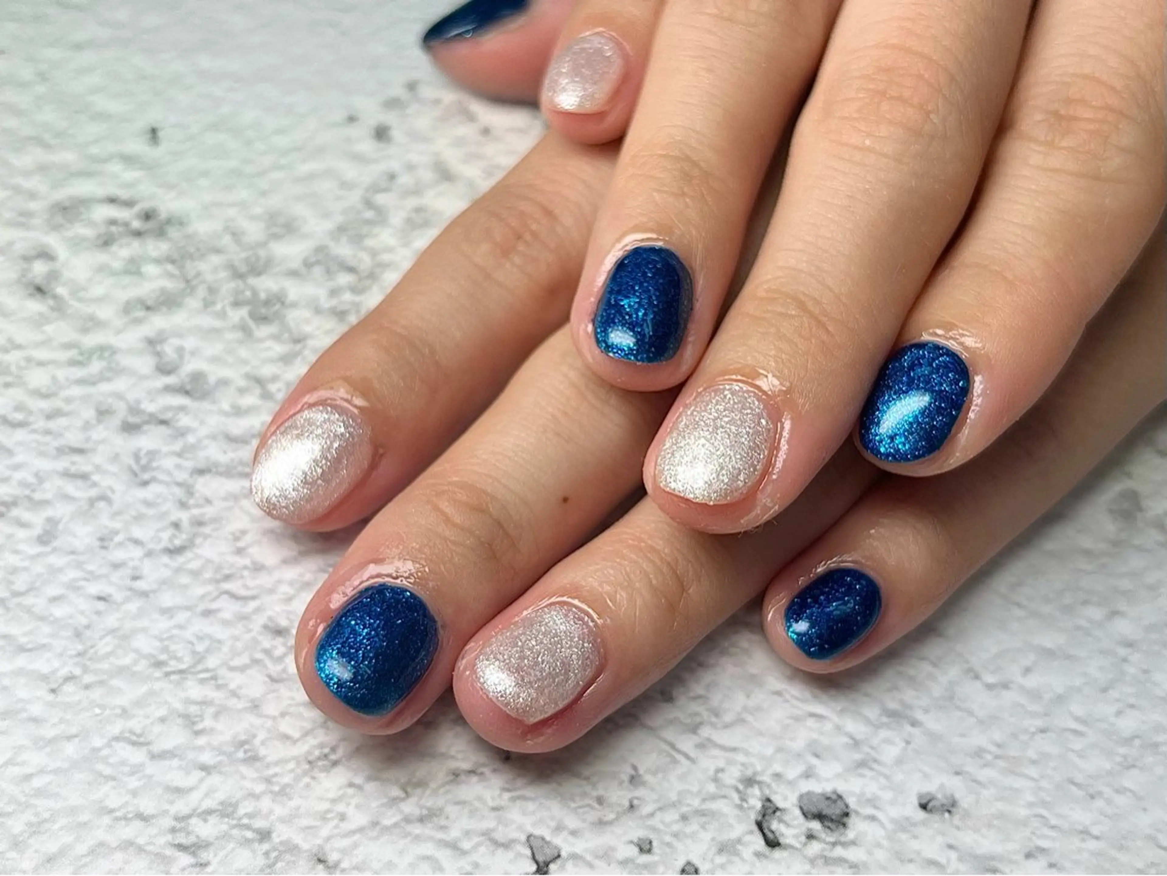 ネイル ラメ(グリッター) フットネイル Queen nail 北堀江 ASUKAのネイルデザイン