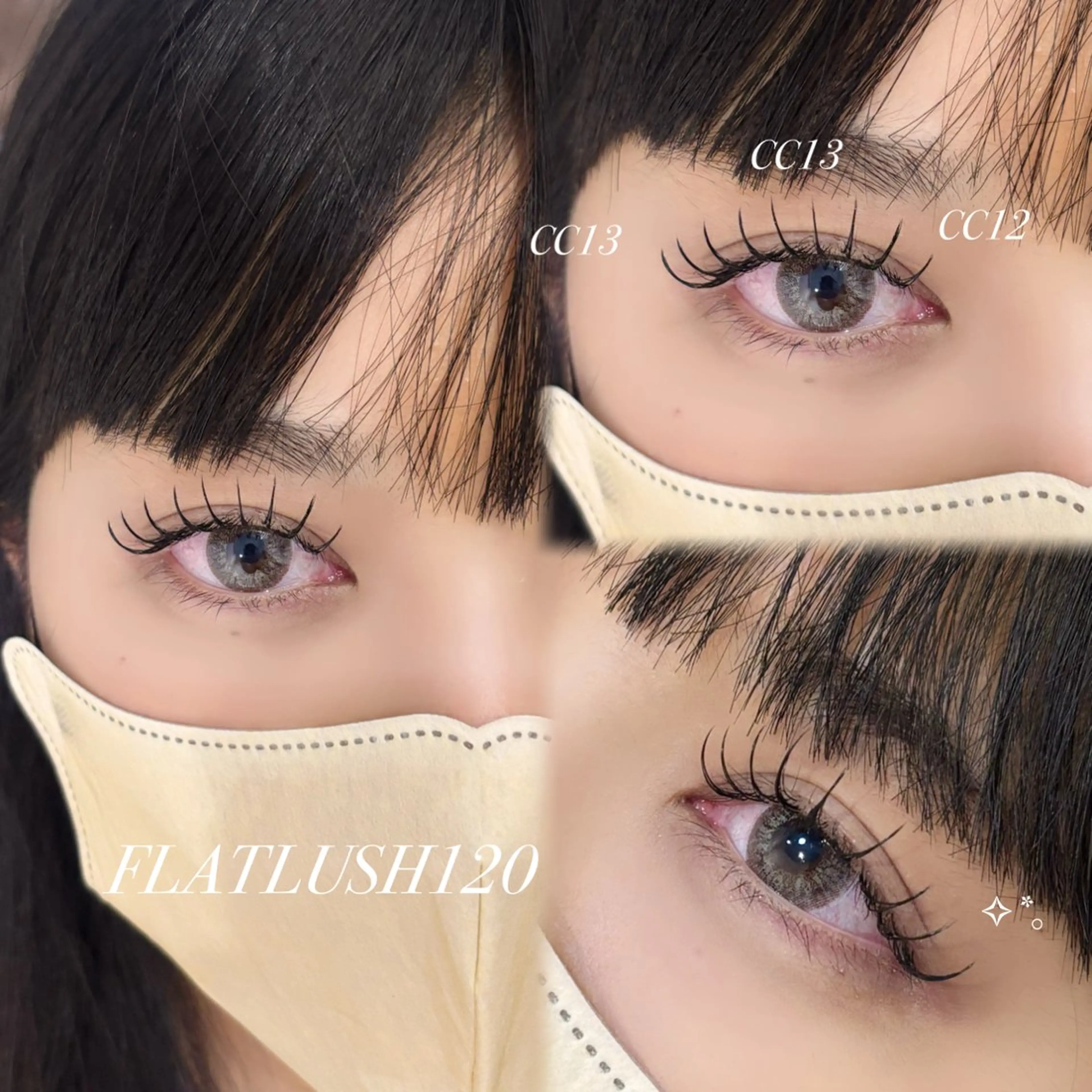 マツエク・マツパ フラットラッシュ CreBiA   eyelash所属・CreBiA🎀 ayaのマツエク・マツパデザイン