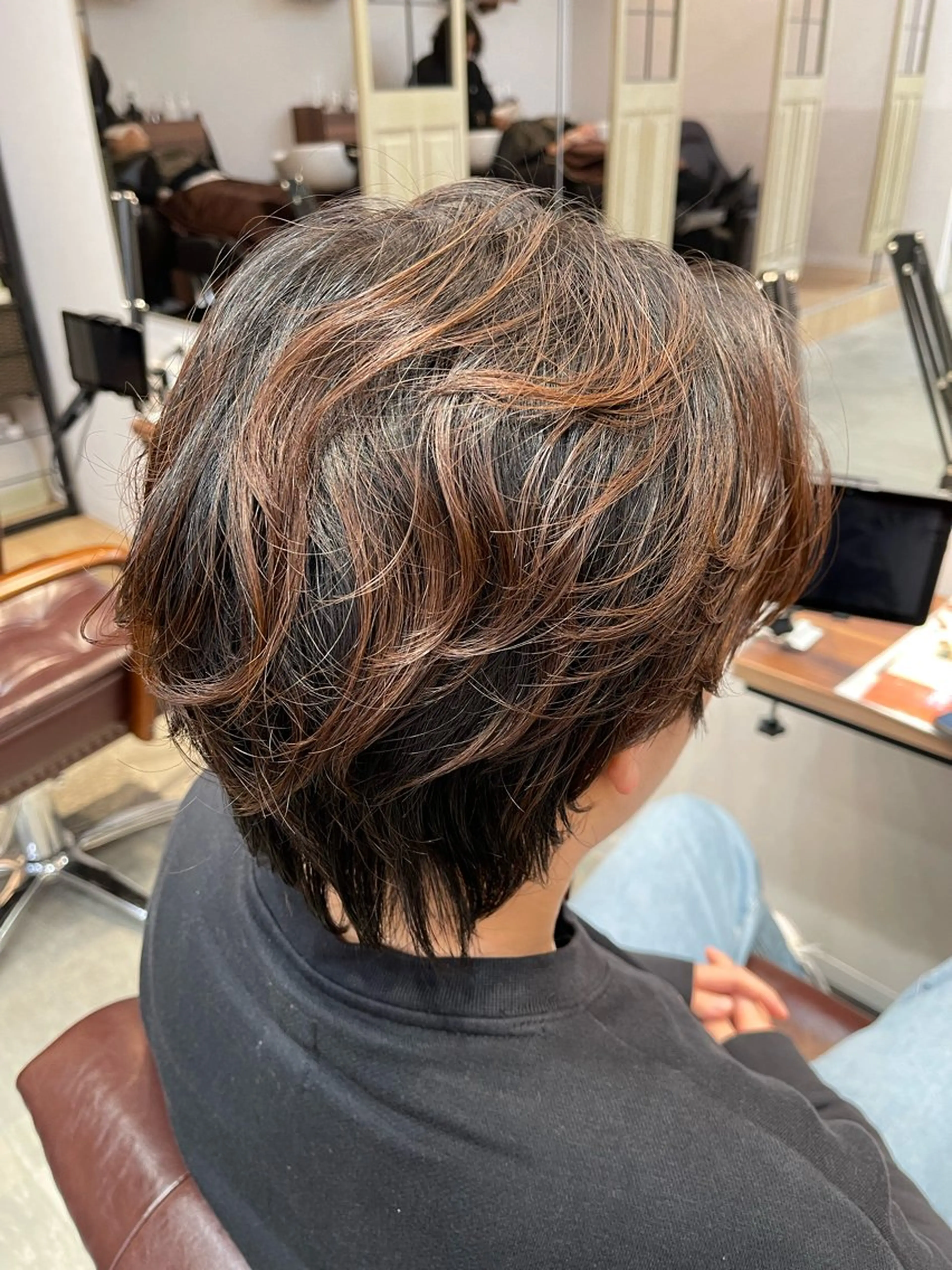 【メンズ👦🏻💙】🌟平日限定価格🌟カット➕パーマ➕炭酸スパ💆🏻‍♂️🫧の写真