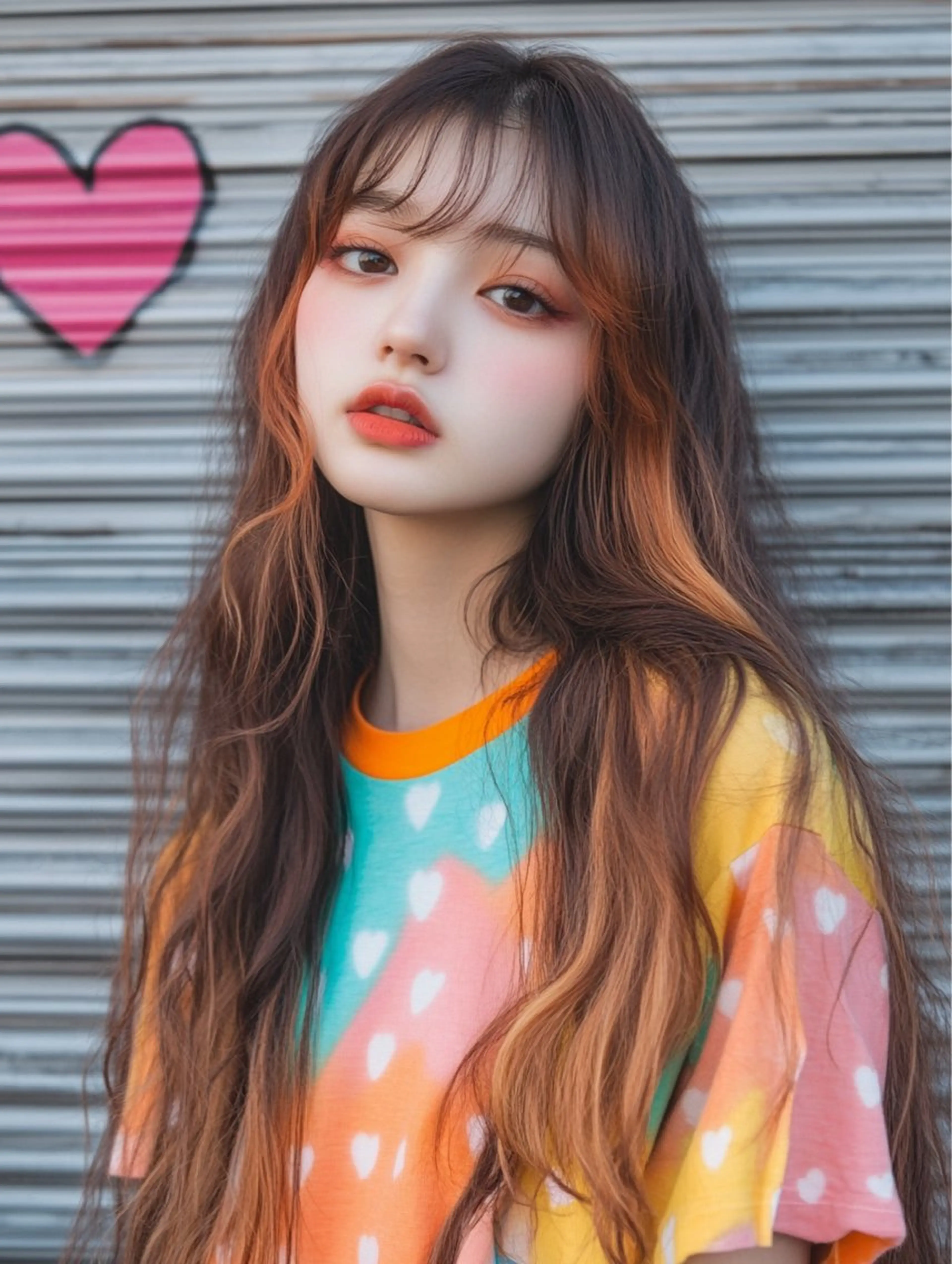 ロング カラー ハイトーン×髪質改善 Gran Luciaのヘアスタイル