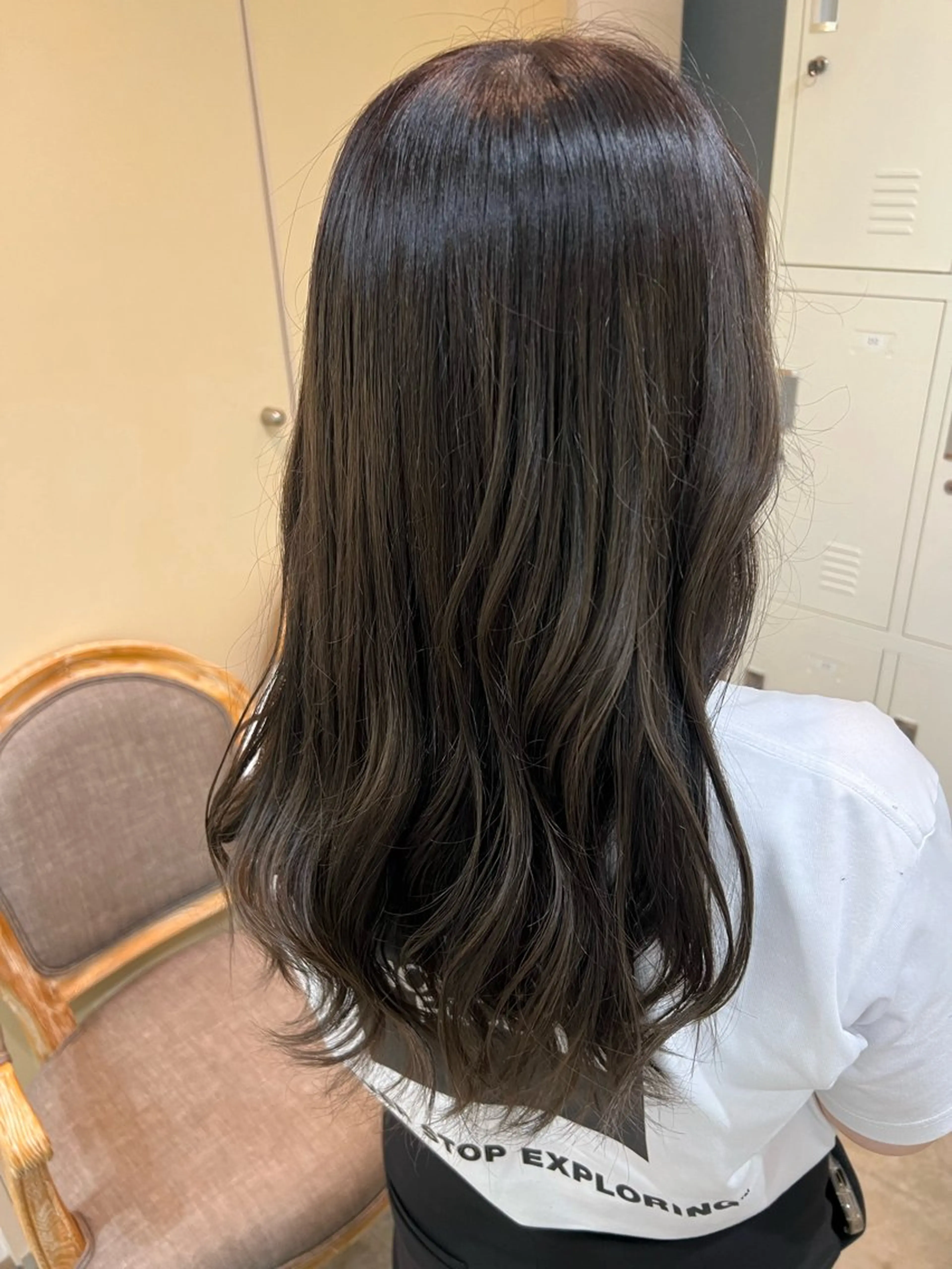 ロング カラー 刀根 梓織のヘアスタイル