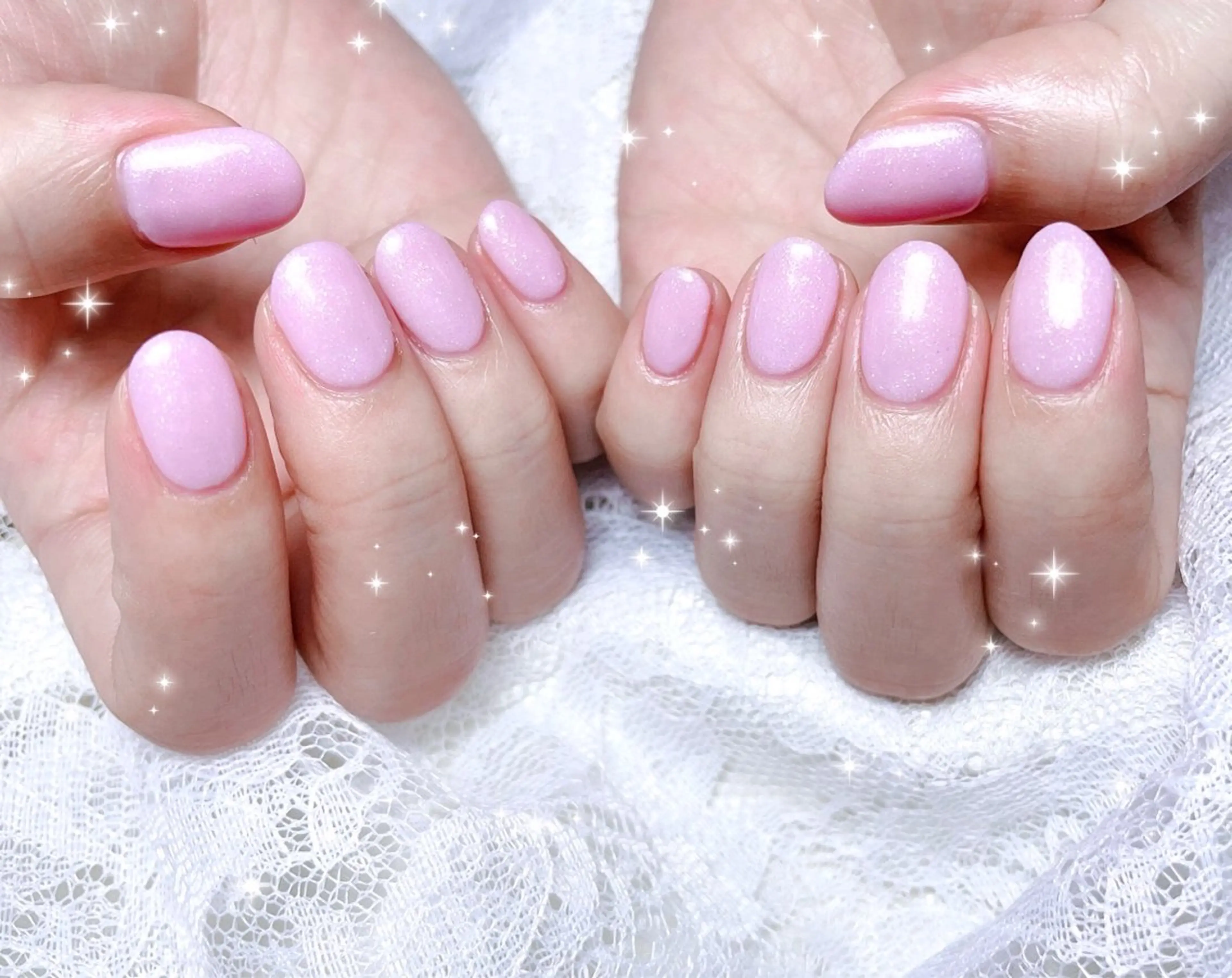 ネイル パステルネイル ピンク FLARE NAIL フレアネイルのネイルデザイン