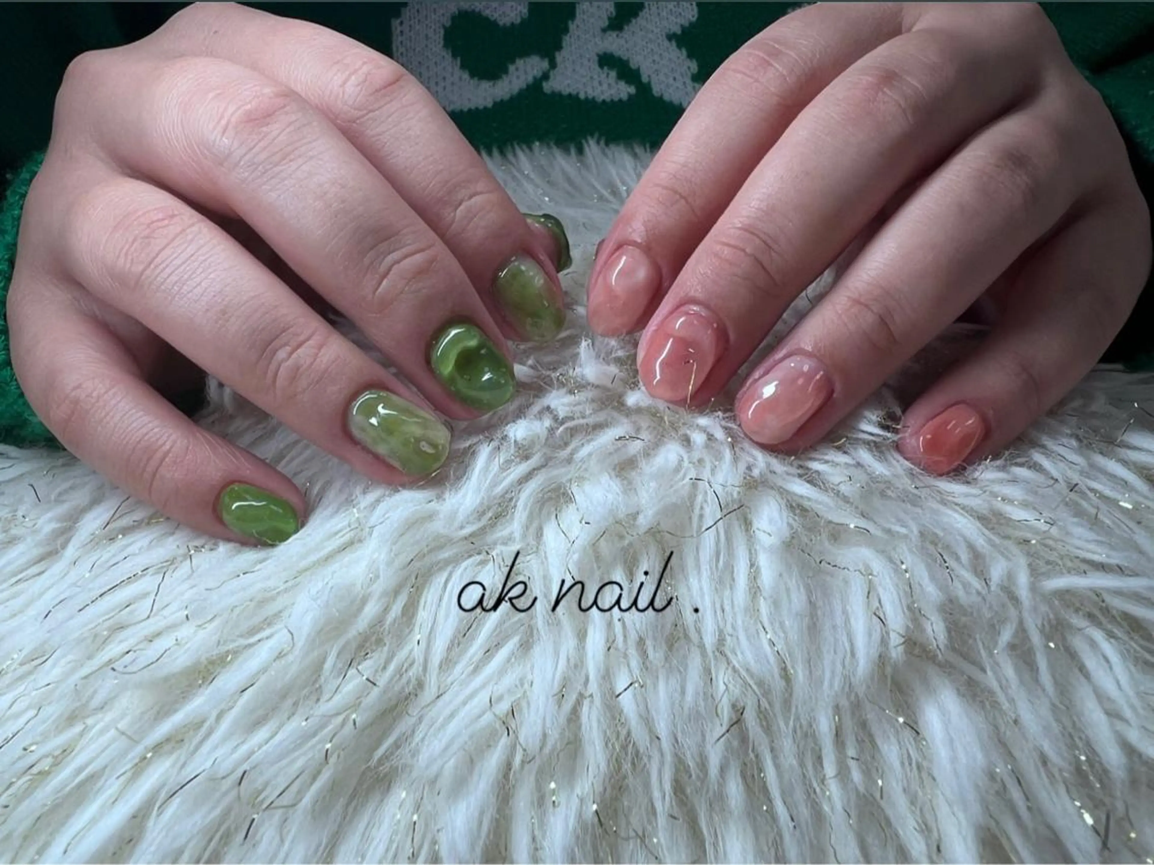 ショート ネイル ak nail .のネイルデザイン