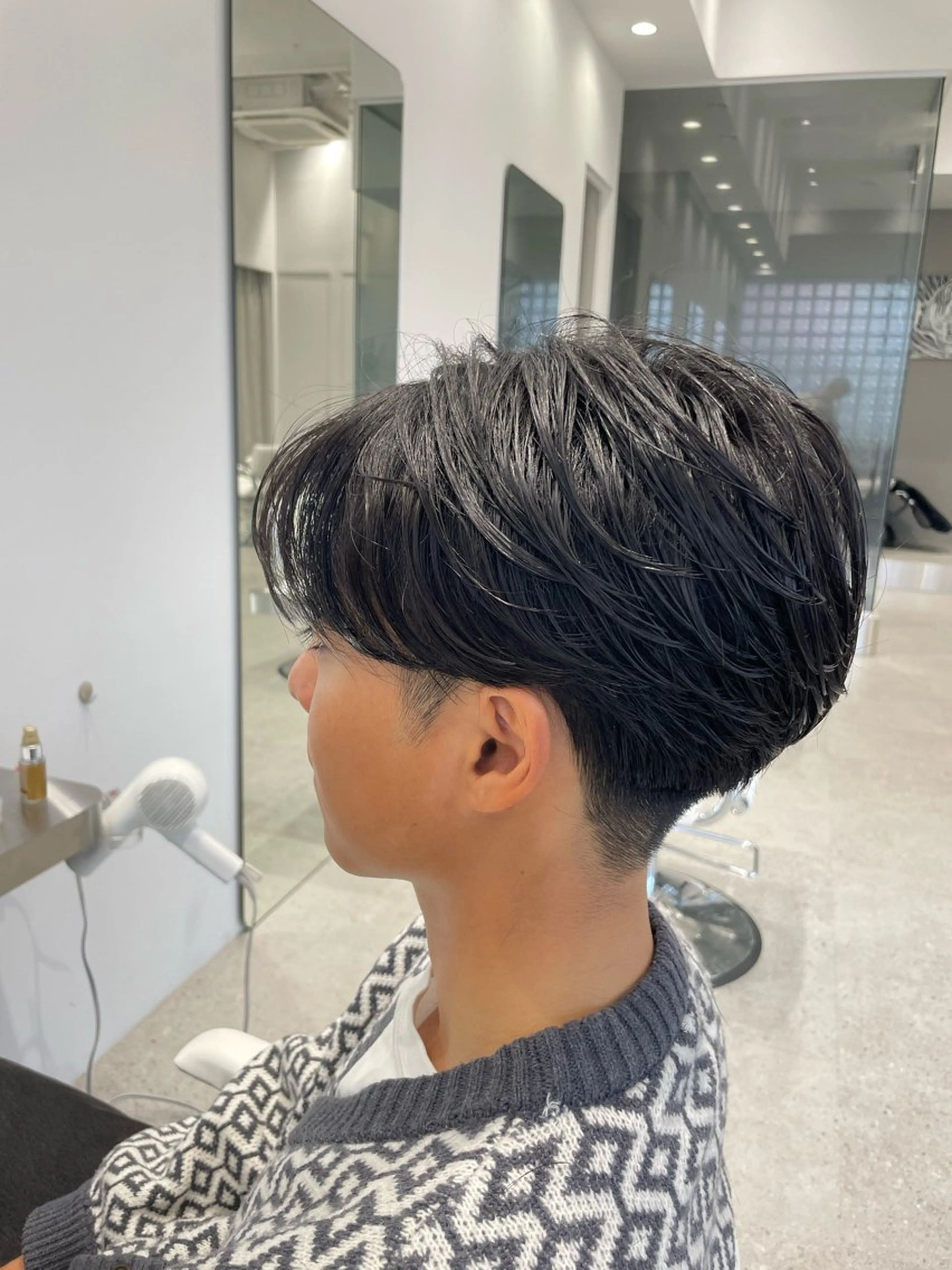 パーマ メンズ 無料ショートモデル 募集中❗️秋山ひらいのヘアスタイル