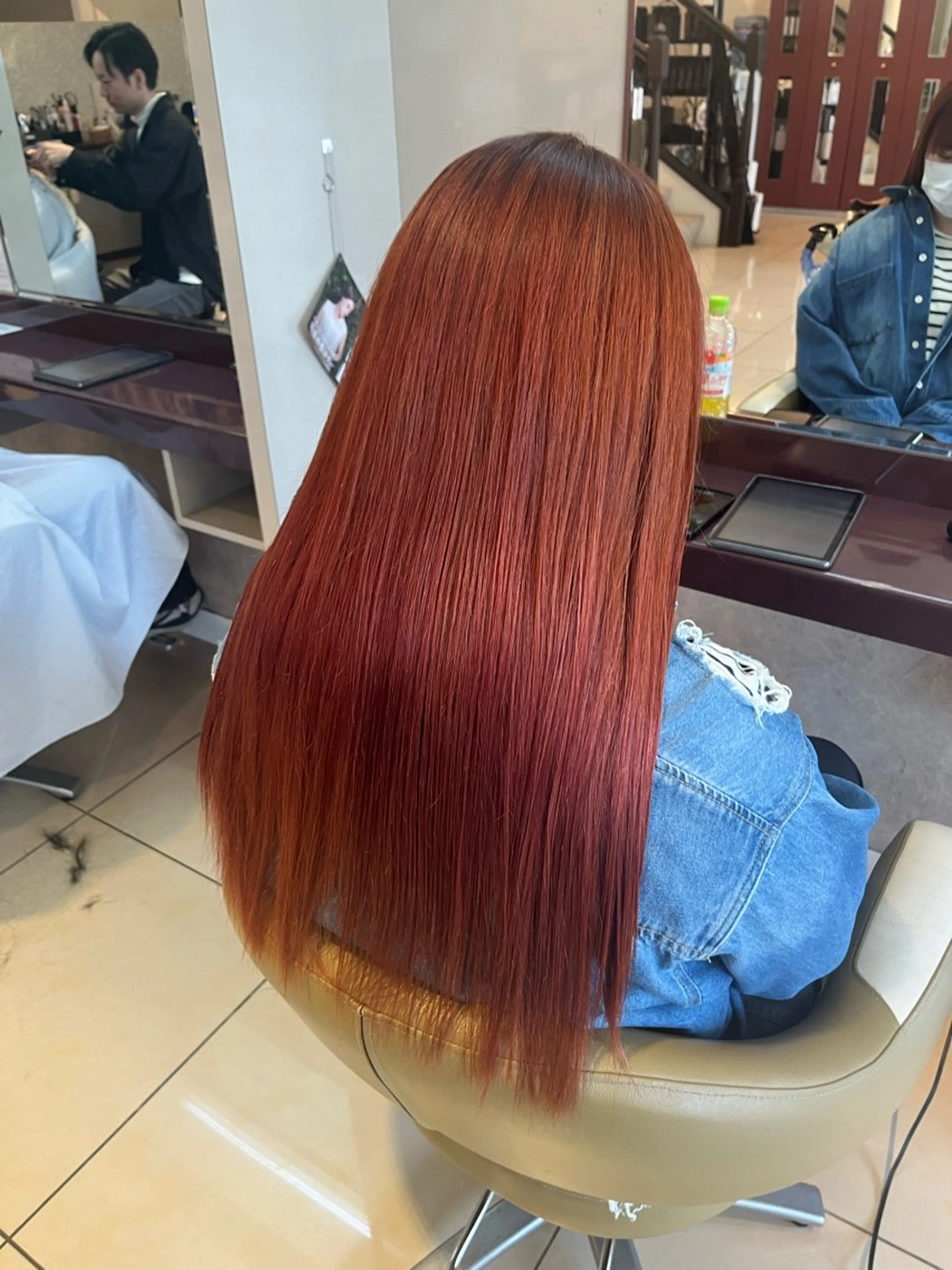 ロング カラー 八重樫 夢愛のヘアスタイル