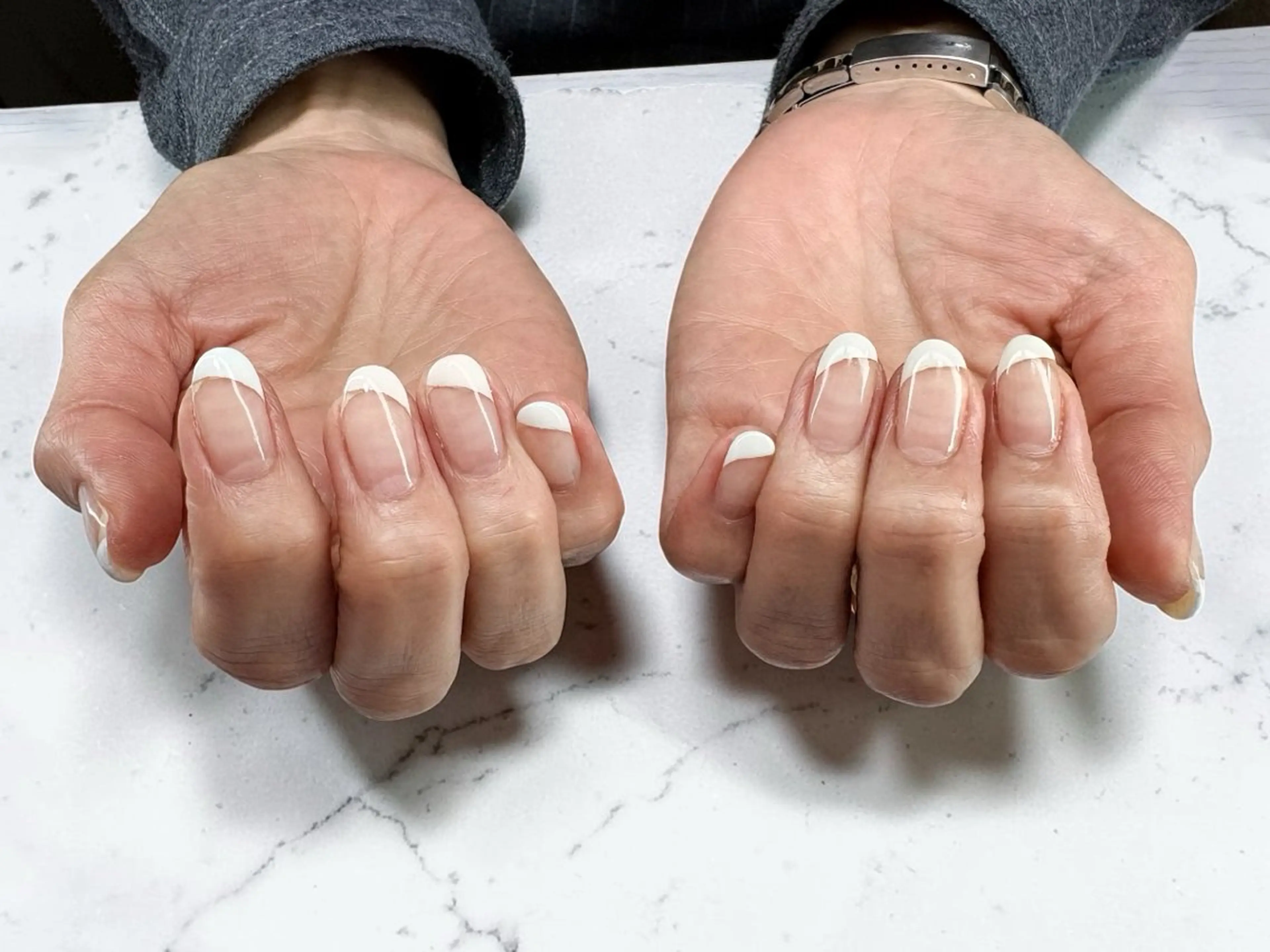 ネイル フットネイル フレンチネイル ジェルネイル ラメ(グリッター) マグネットネイル ハンドネイル ハンドケア ♡Bivi♡自爪に 優しいネイルサロンのネイルデザイン