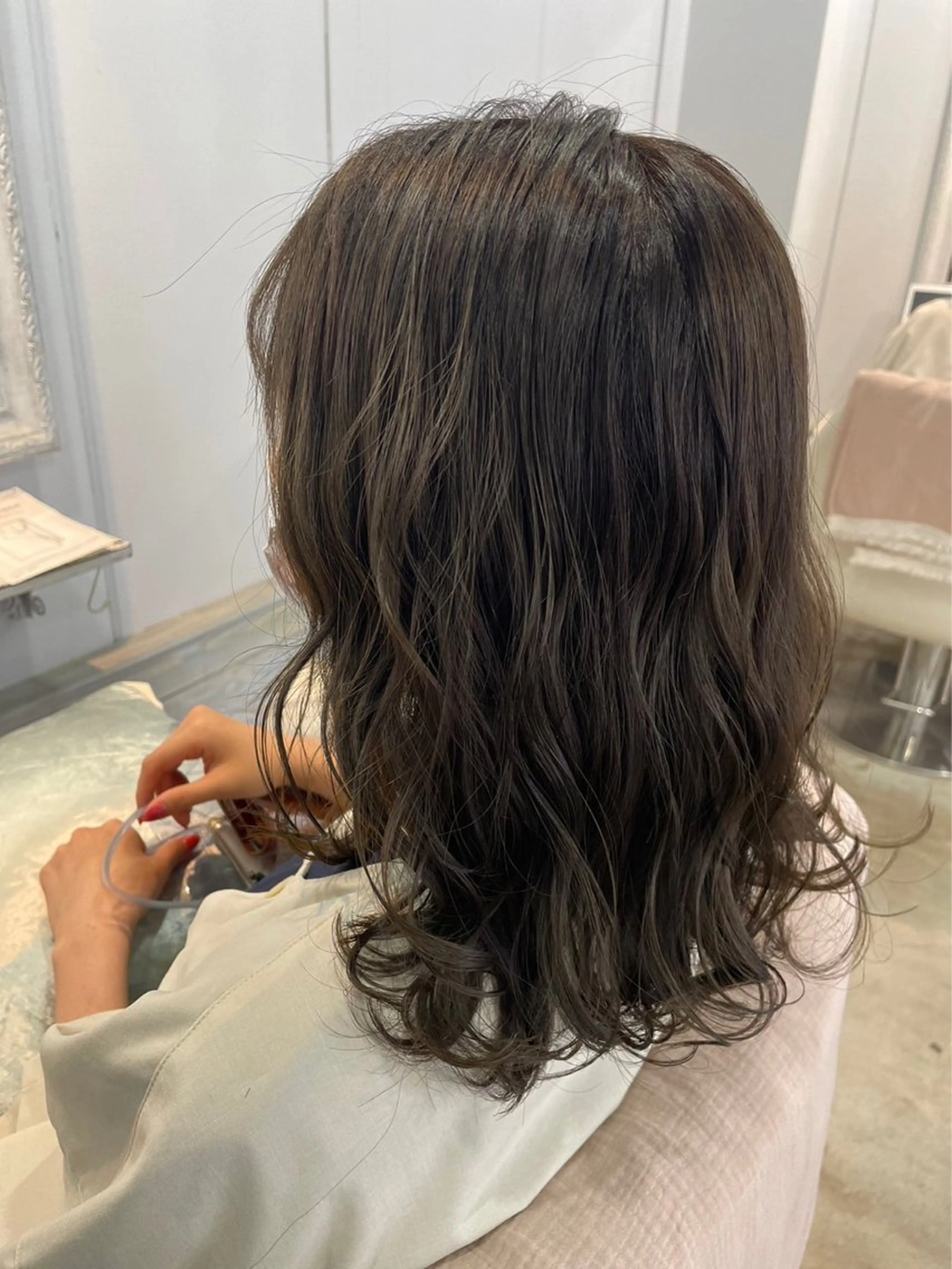 セミロング パーマ セミロングパーマ 池袋𓏲𓎨RINA ・ReFa取扱店のヘアスタイル