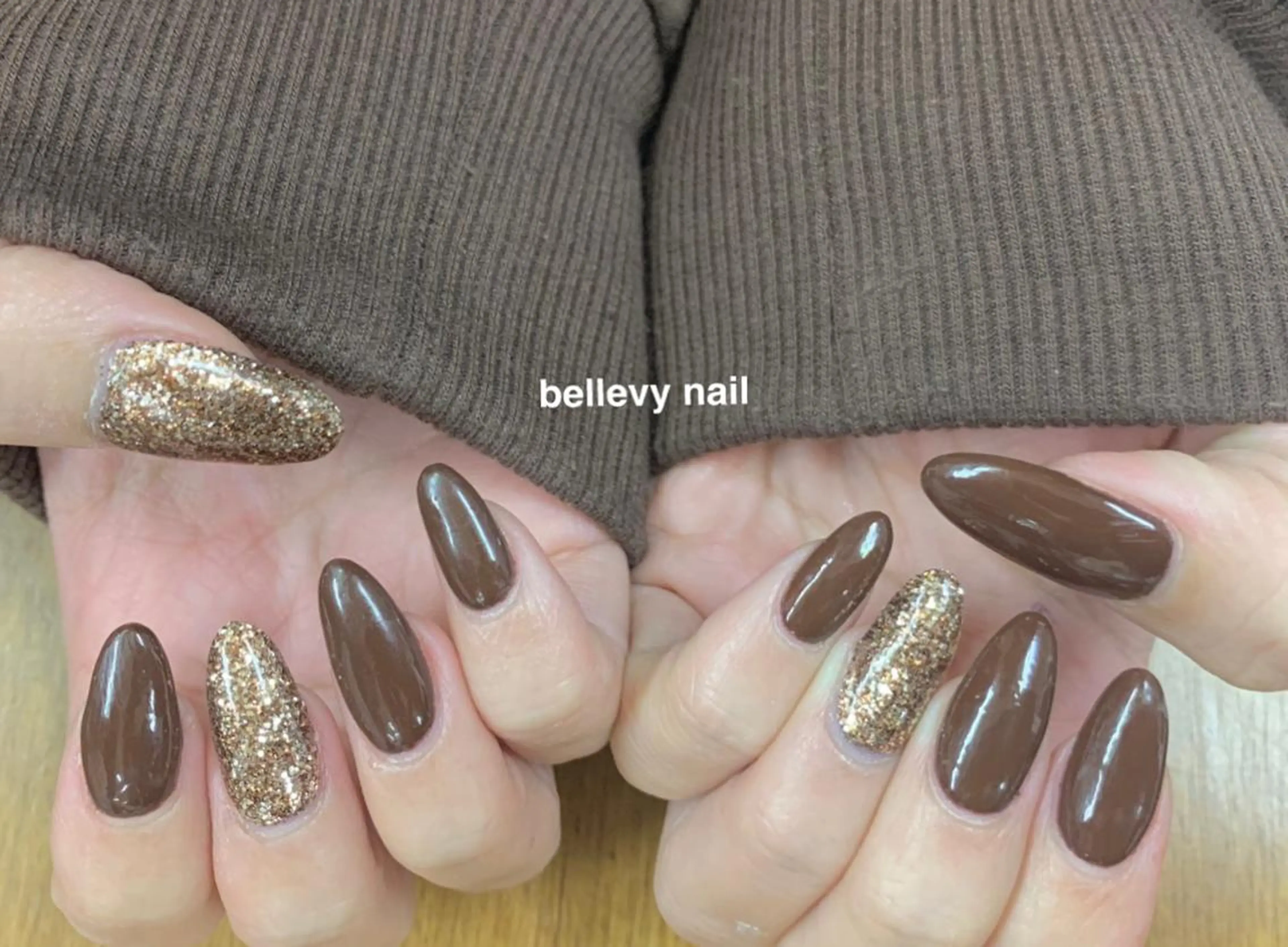 ネイル ハンドネイル bellevy所属・藤原 はずきのネイルデザイン